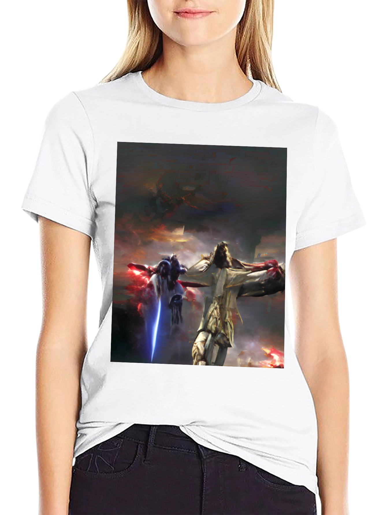 Sci-Fi Warrior T-Shirt - Black
