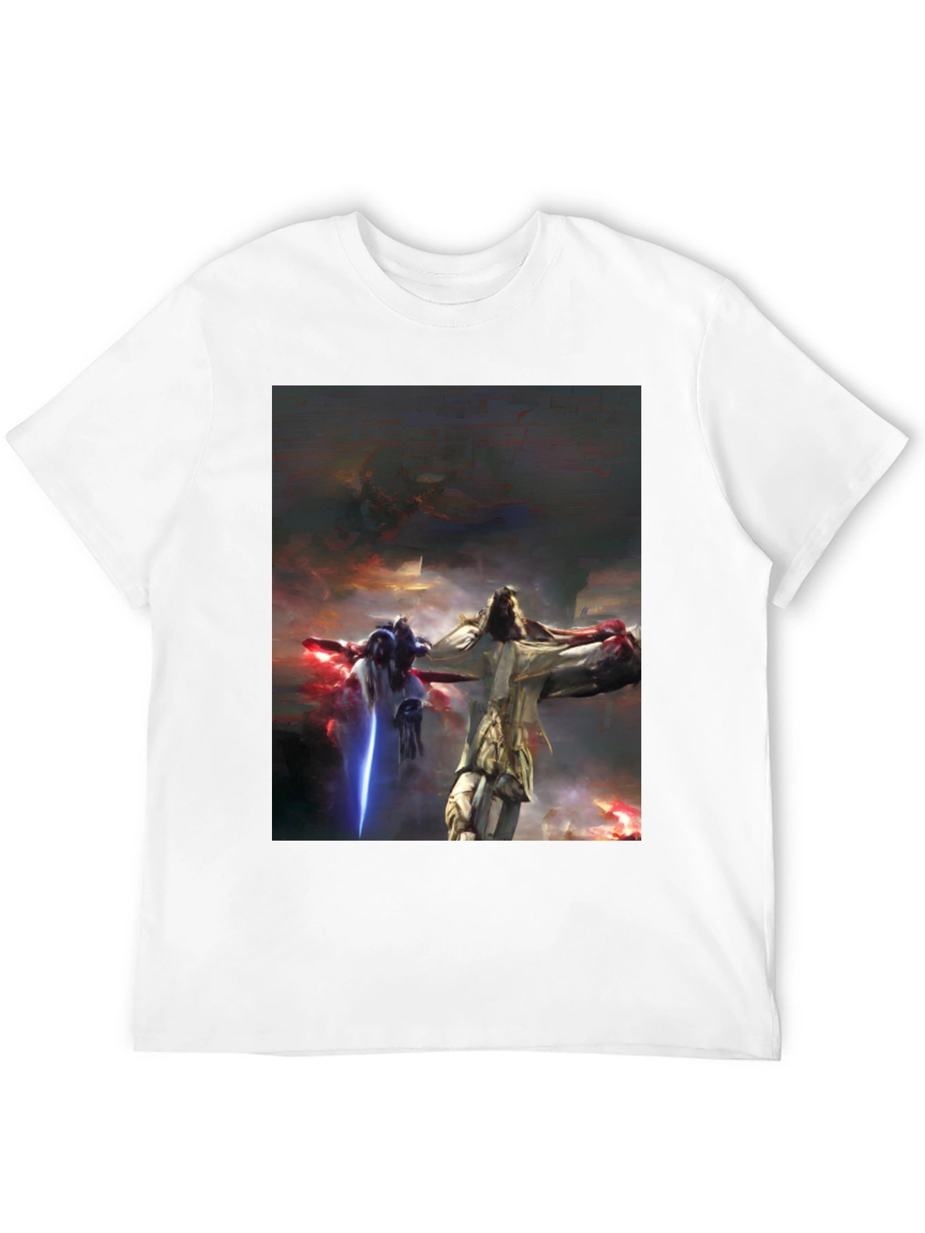 Sci-Fi Warrior T-Shirt - Black