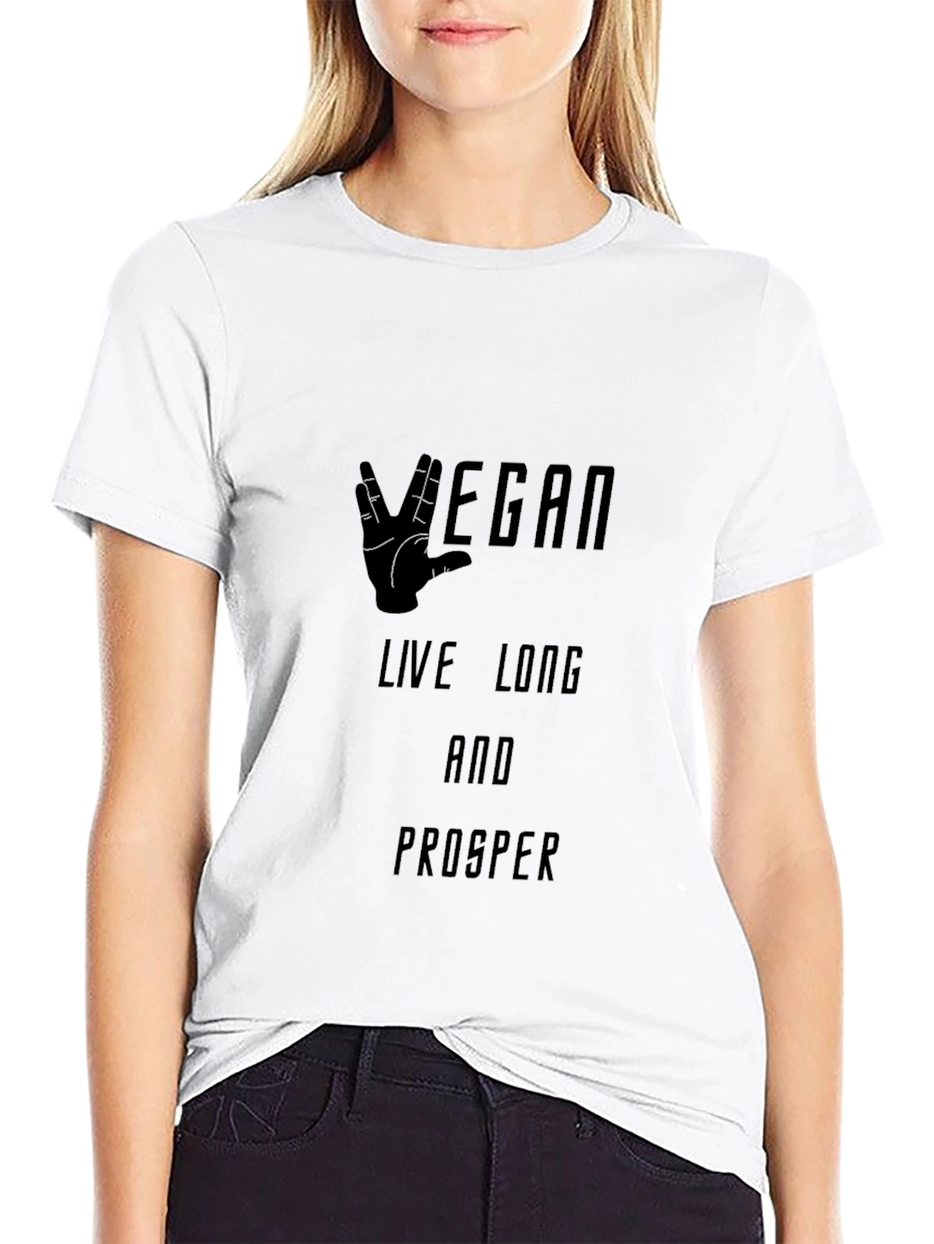 Vegan Live Long & Prosper T-Shirt