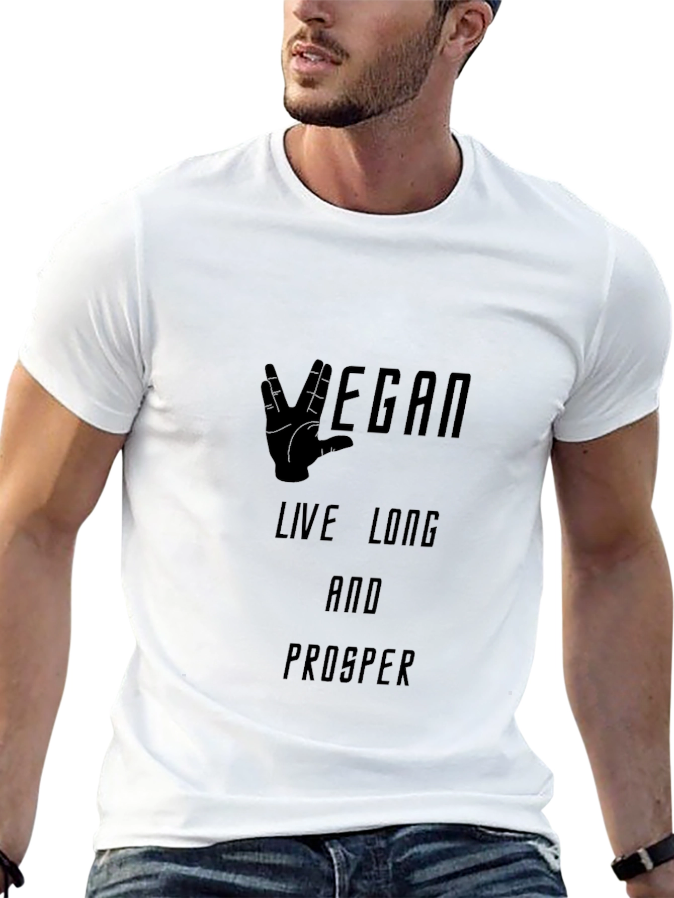 Vegan Live Long & Prosper T-Shirt