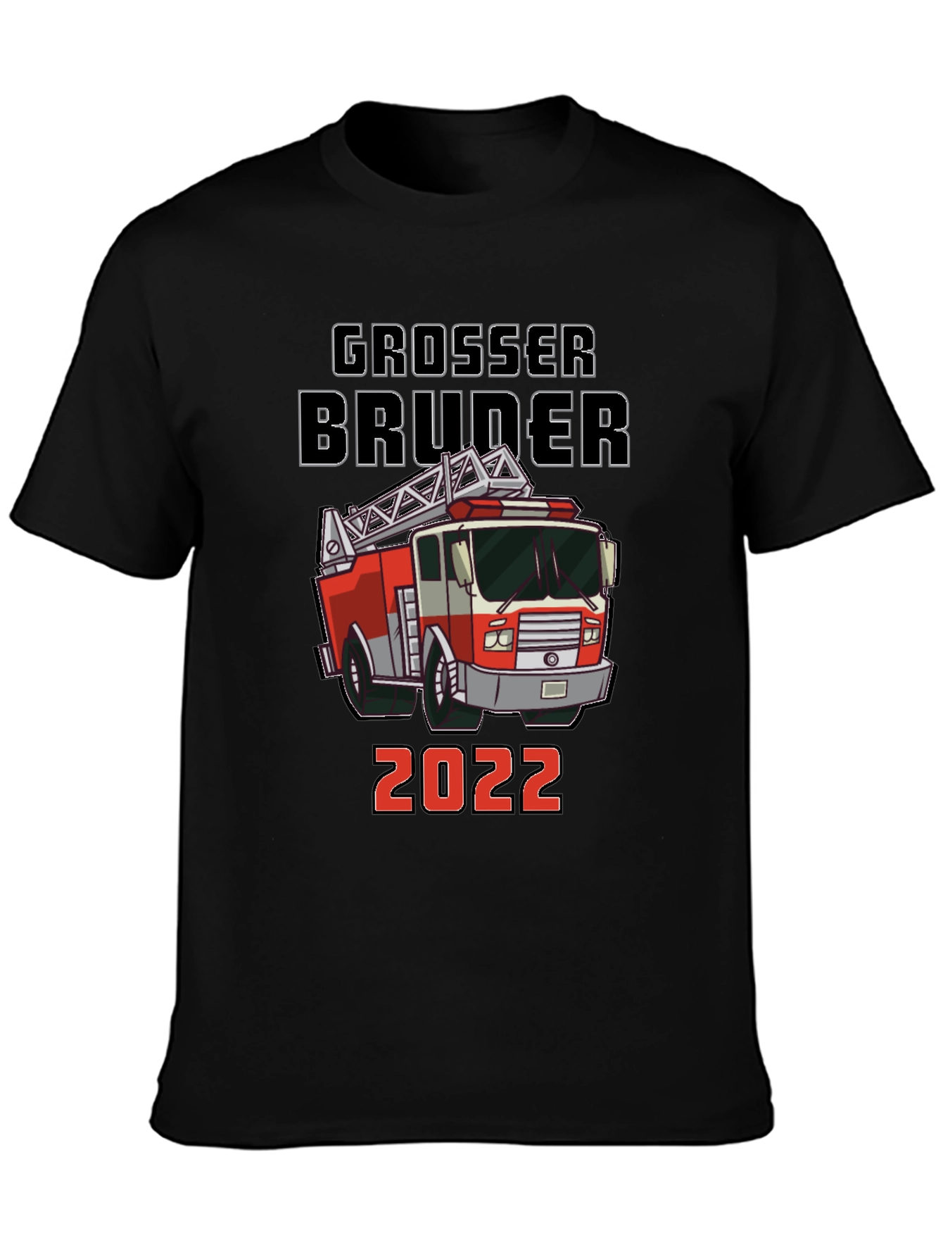 Grosser Bruder 2022 Firetruck T-Shirt