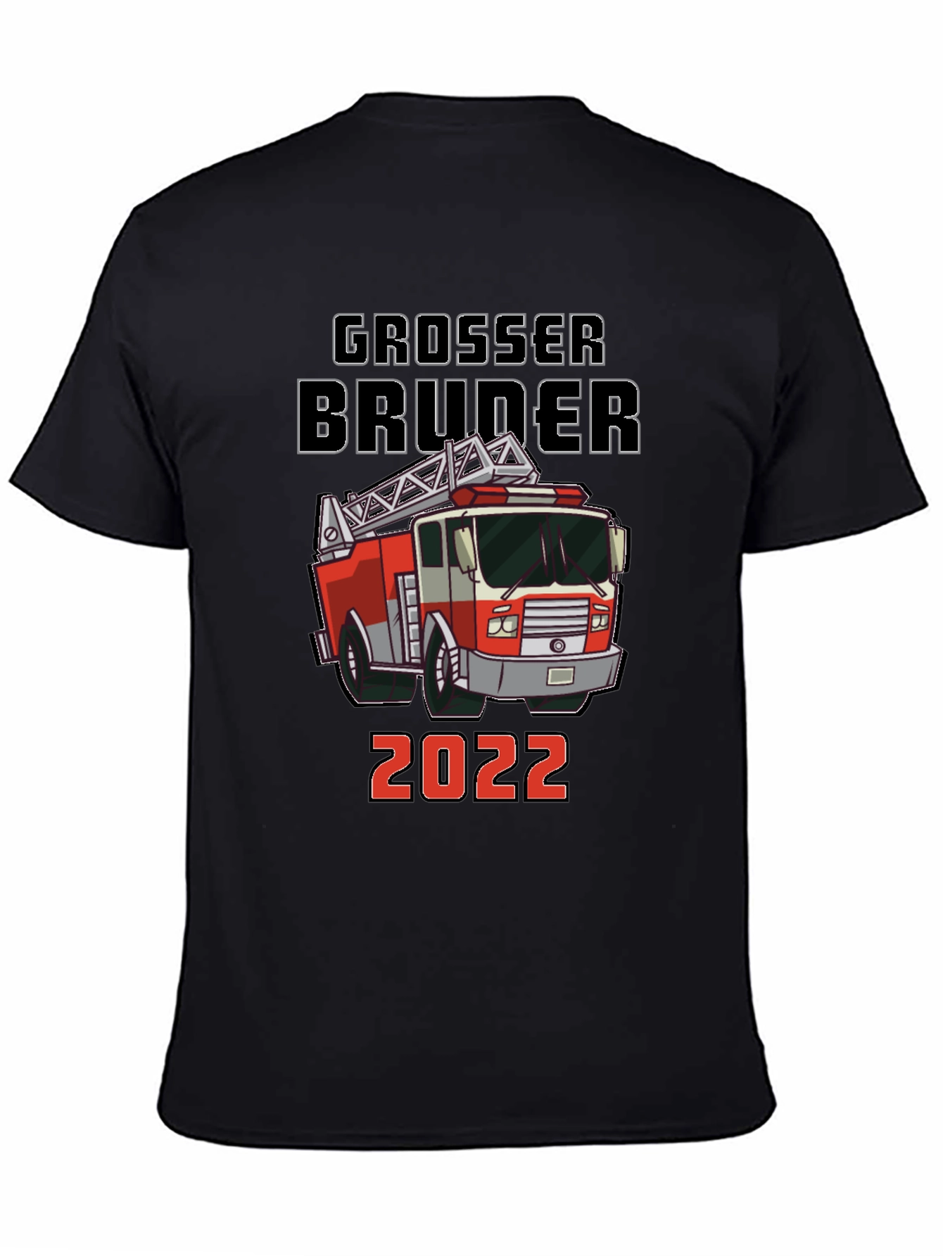 Grosser Bruder 2022 Firetruck T-Shirt