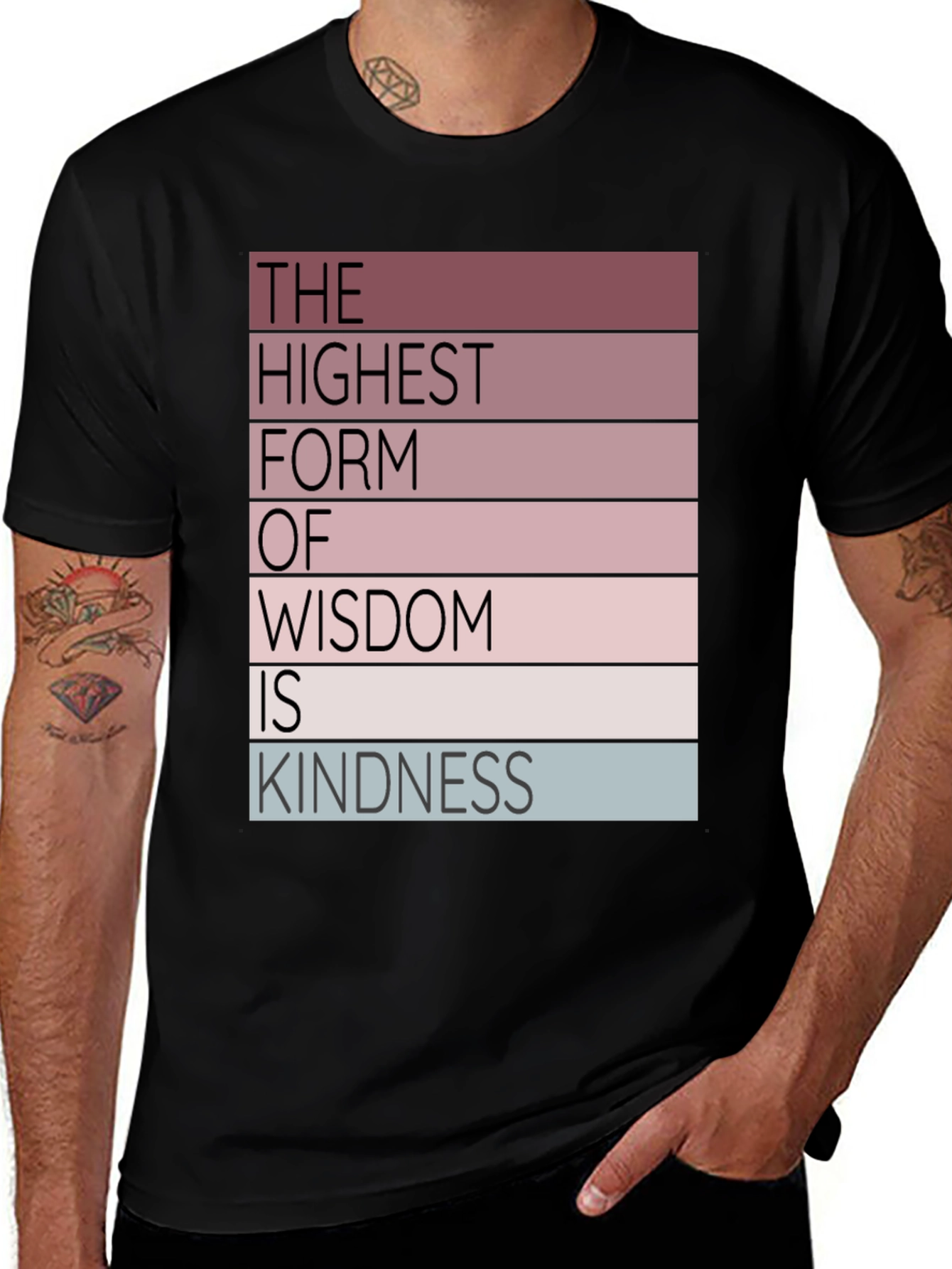 Wisdom Kindness T-Shirt - Inspirational Graphic Tee