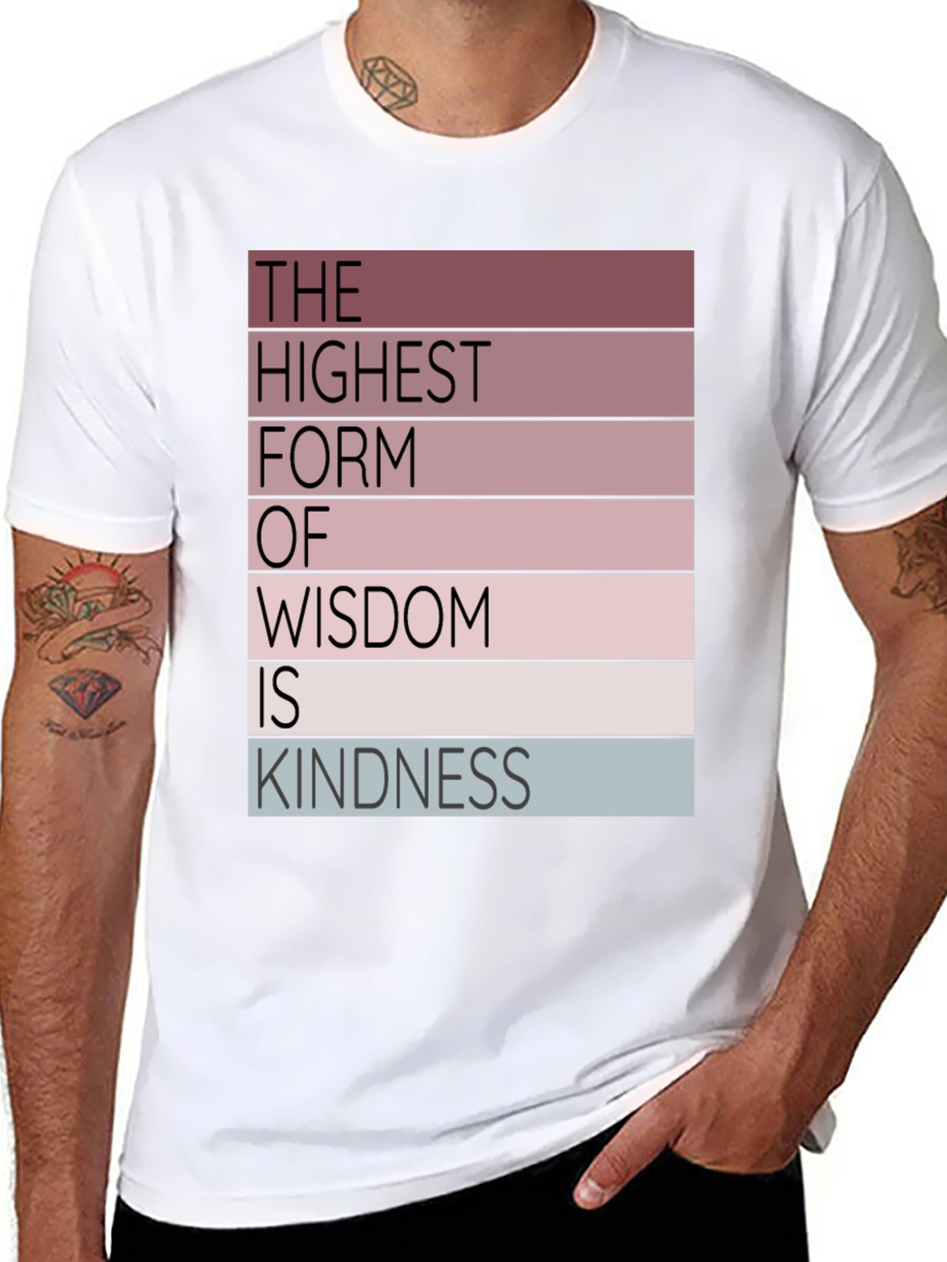 Wisdom Kindness T-Shirt - Inspirational Graphic Tee