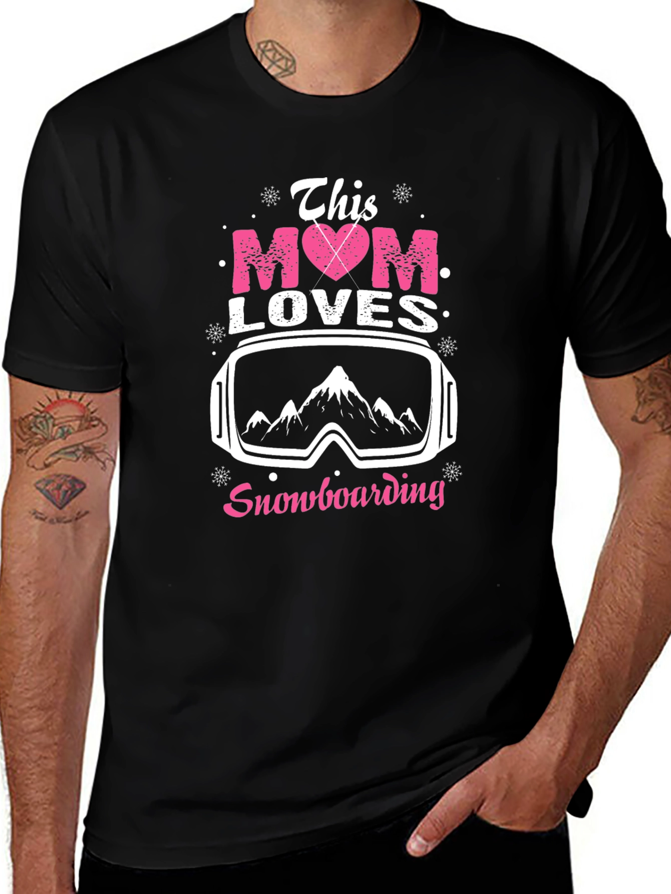 This Mom Loves Snowboarding T-Shirt