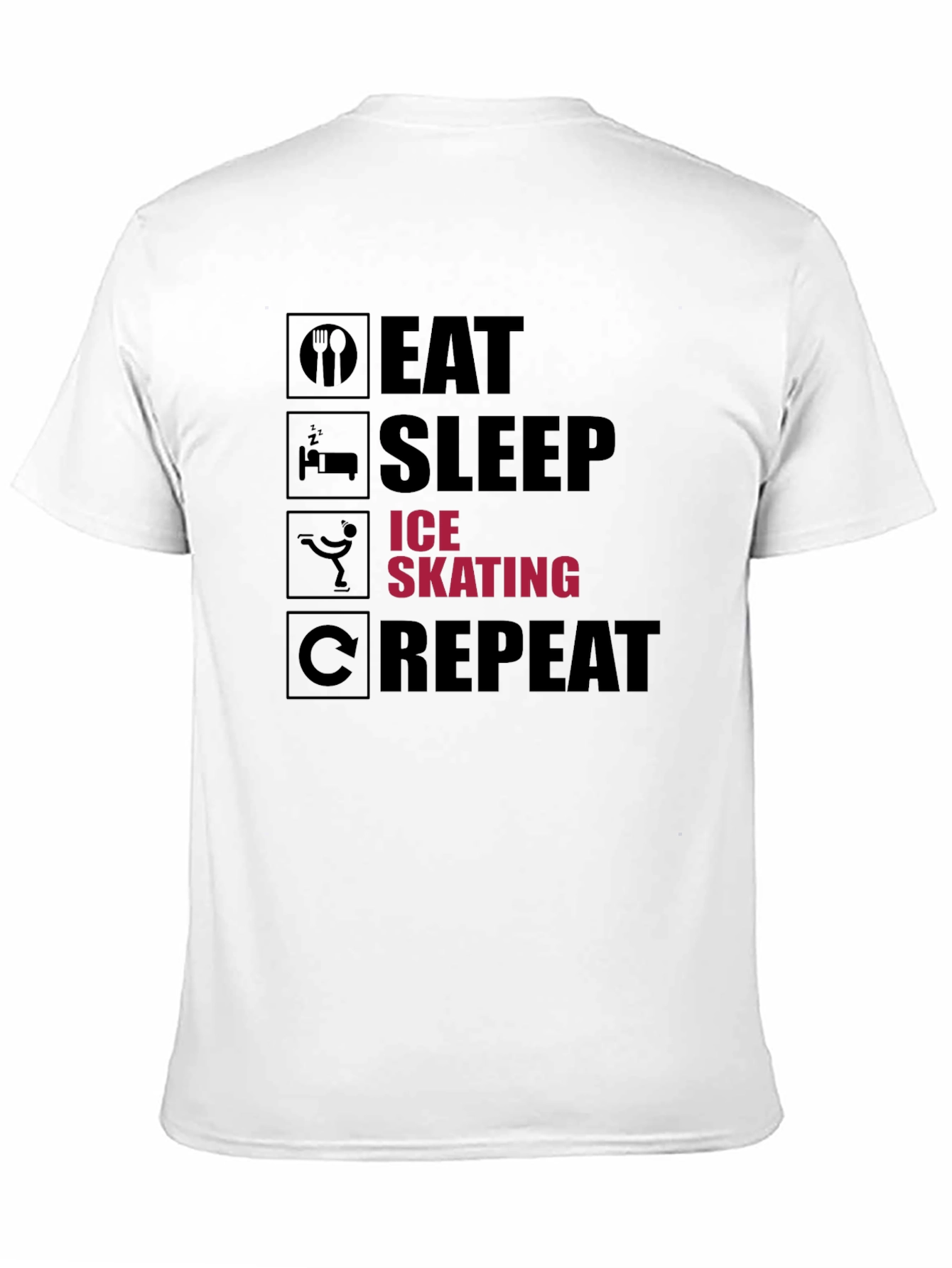 Eat Sleep Ice Skating Repeat T-Shirt