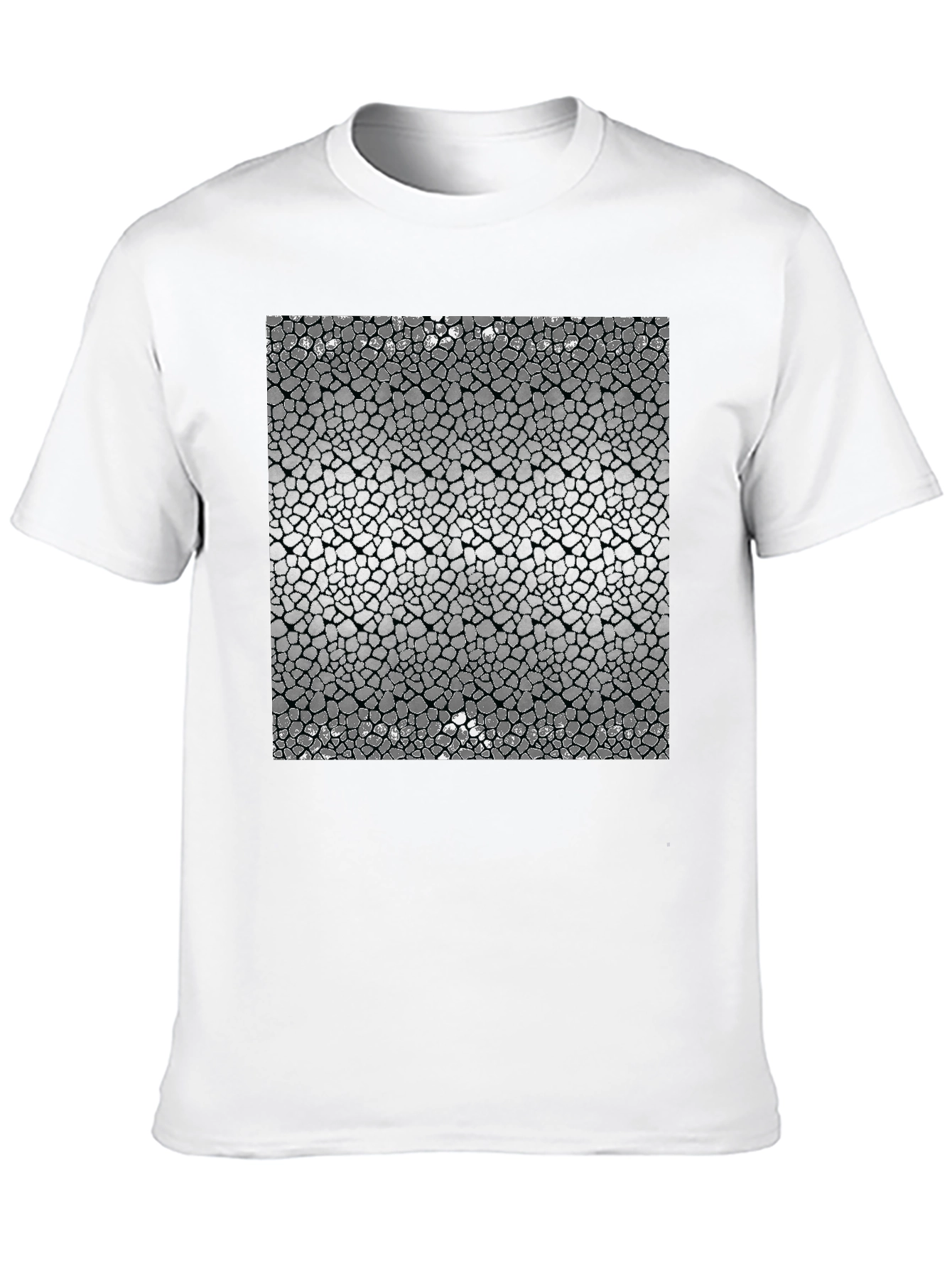 Abstract Mosaic Design T-Shirt
