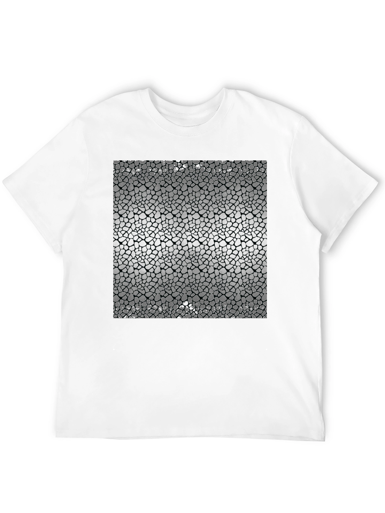 Abstract Mosaic Design T-Shirt