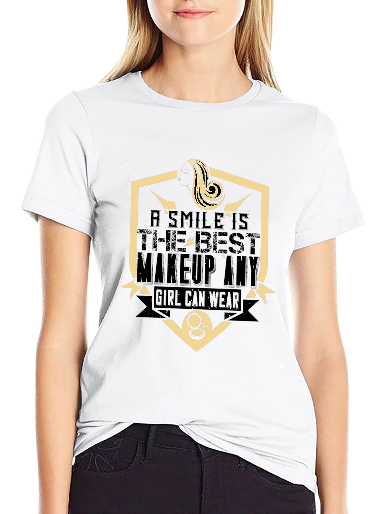 Smile is The Best Makeup T-Shirt