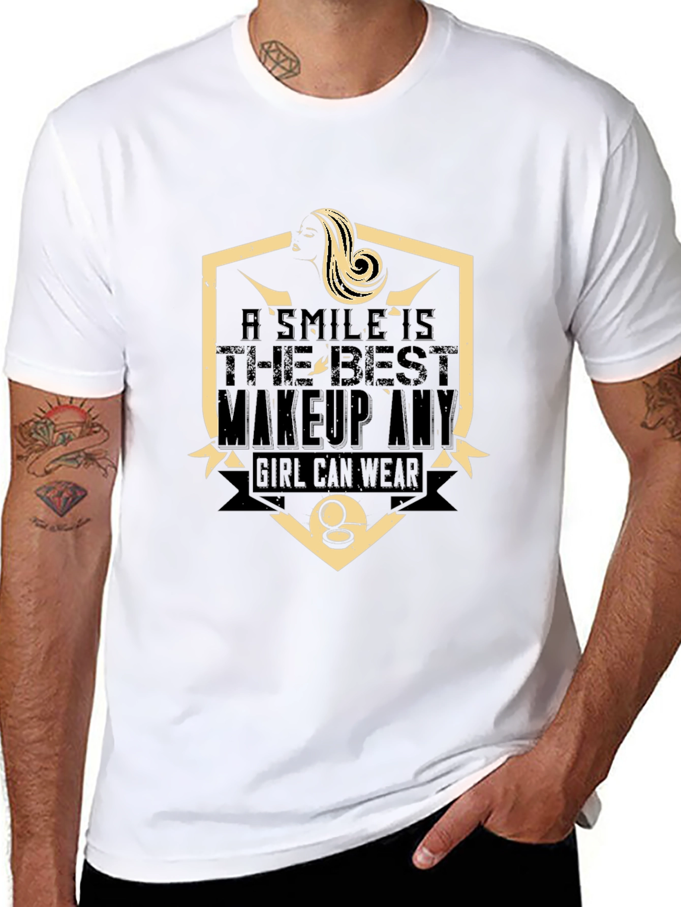 Smile is The Best Makeup T-Shirt