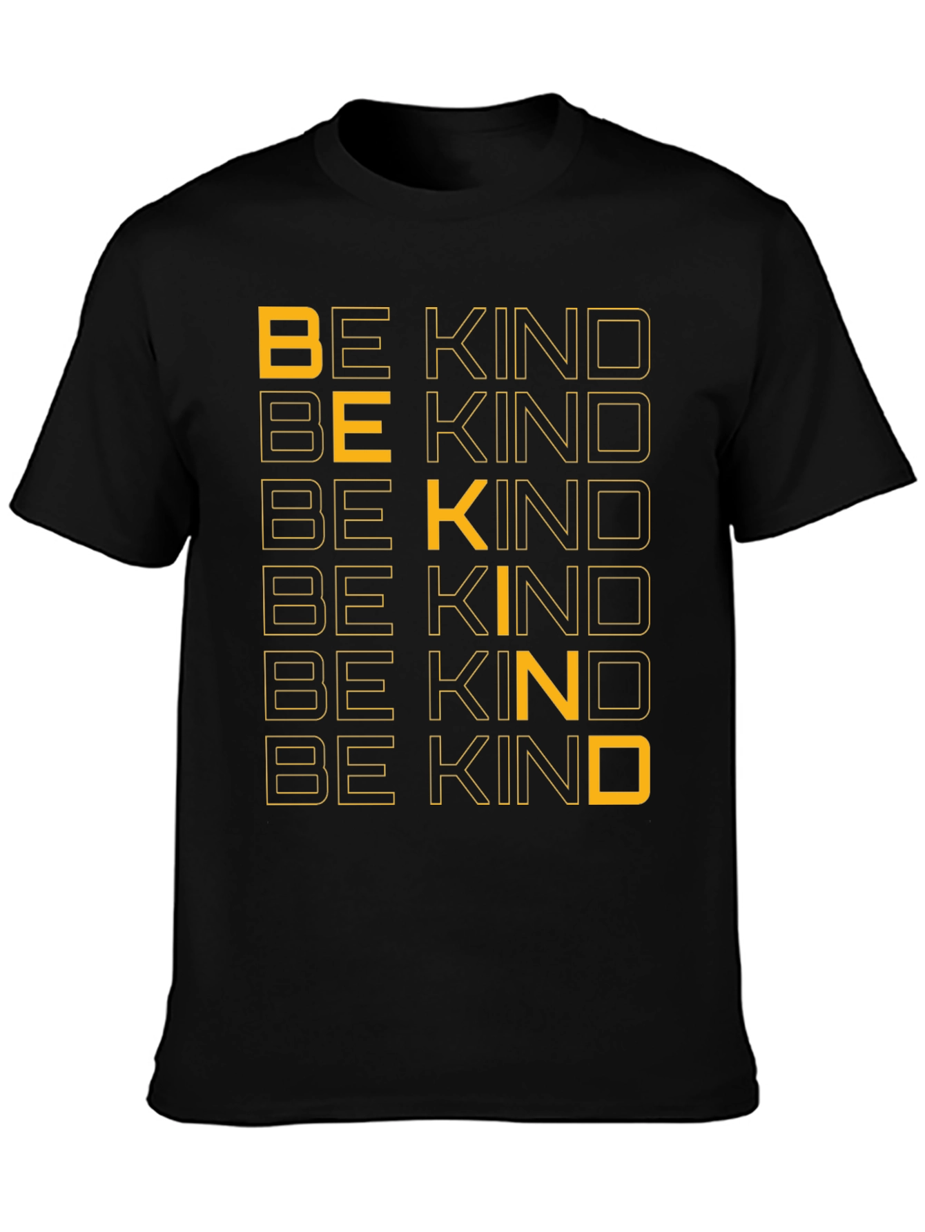 Be Kind Graphic Print Crew Neck T-Shirt