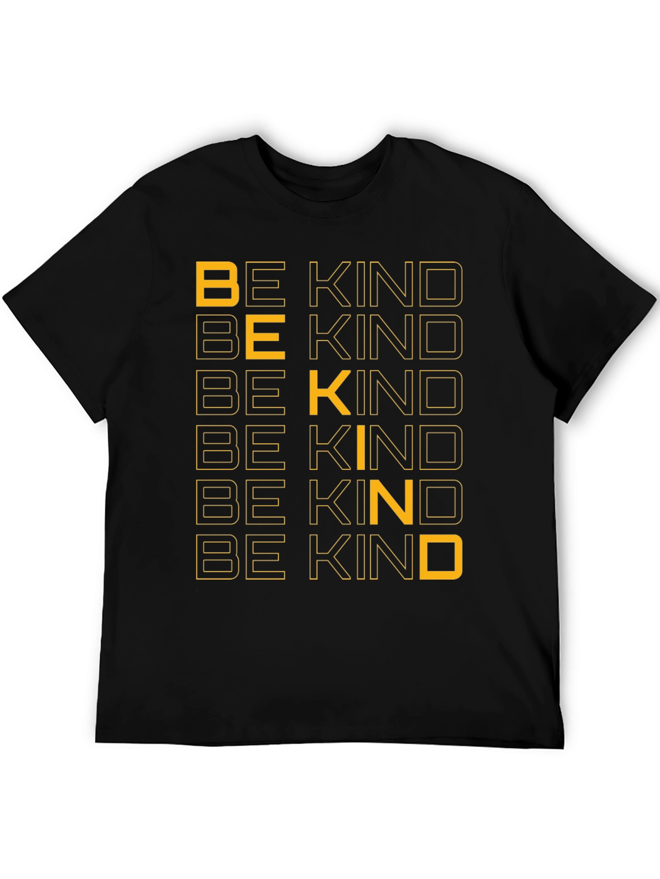Be Kind Graphic Print Crew Neck T-Shirt