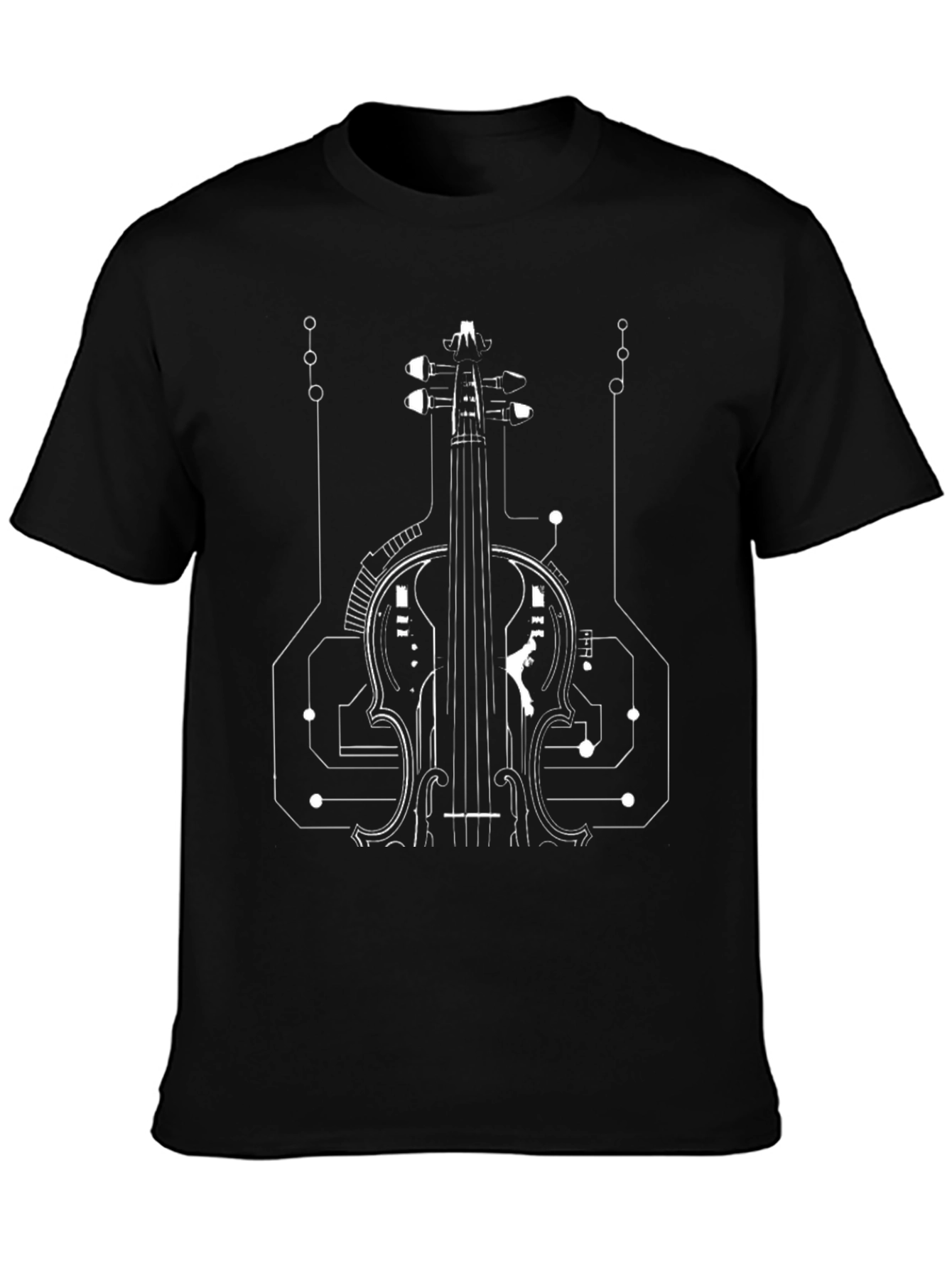 Modern Violin Graphic Tee