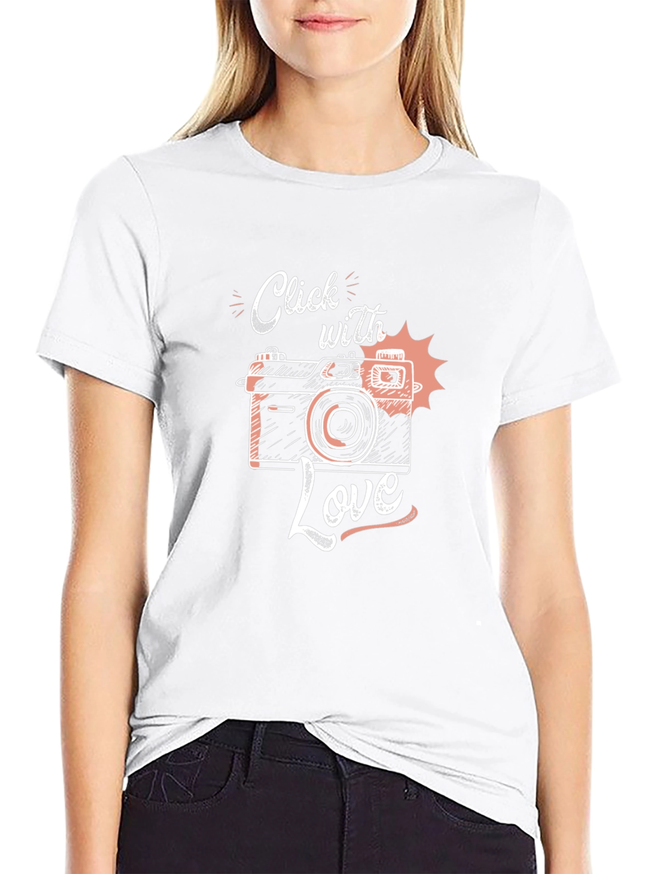 Click with Love T-Shirt - Photographer Gift