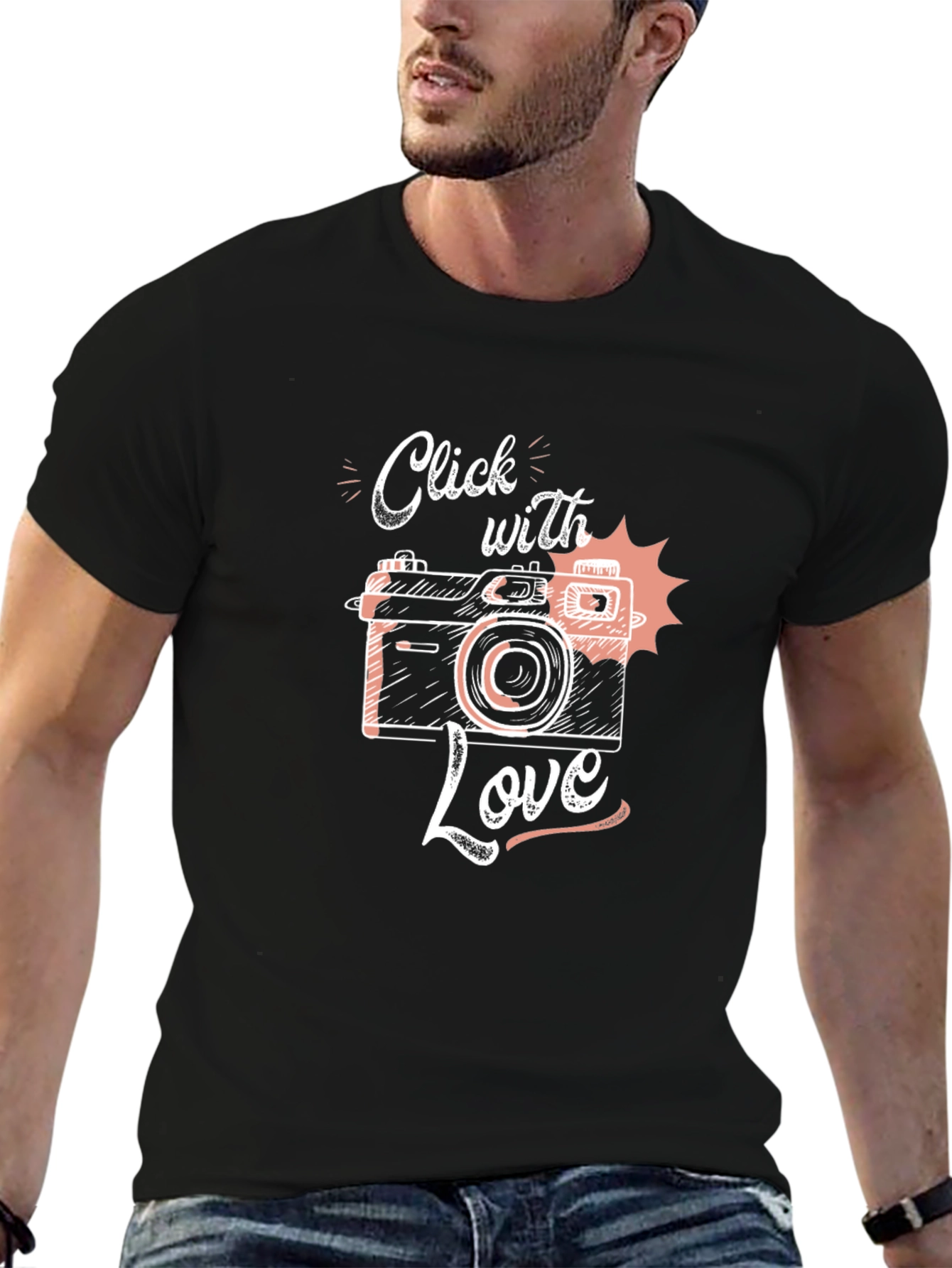 Click with Love T-Shirt - Photographer Gift