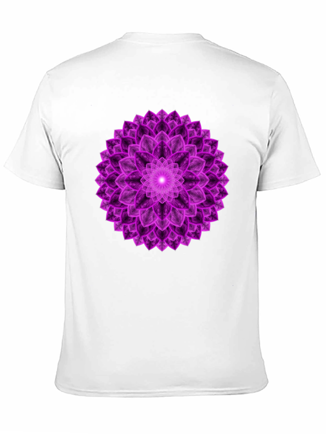 Purple Mandala Graphic Tee - Spiritual Design