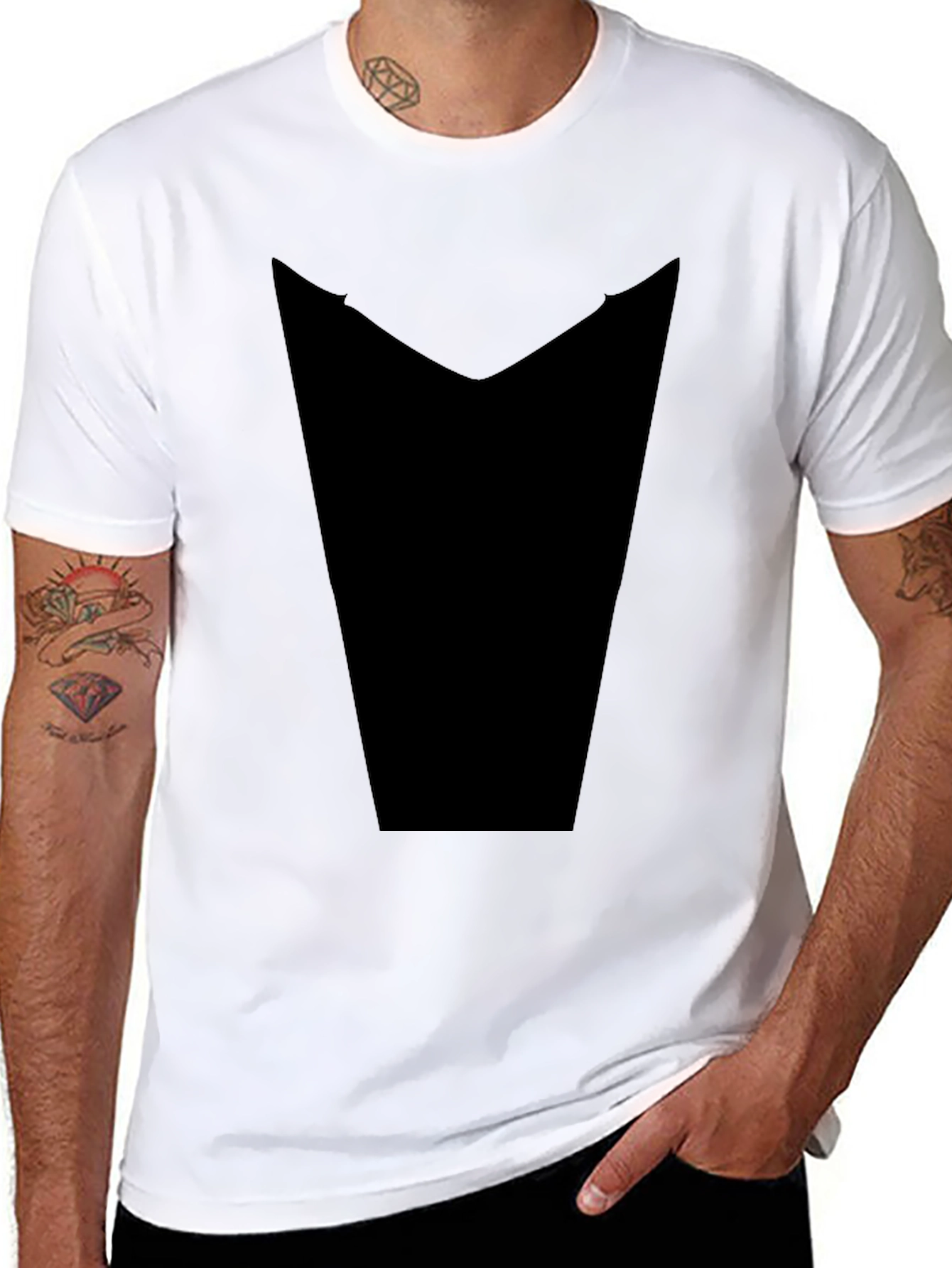 Black Graphic Tee - Modern Style