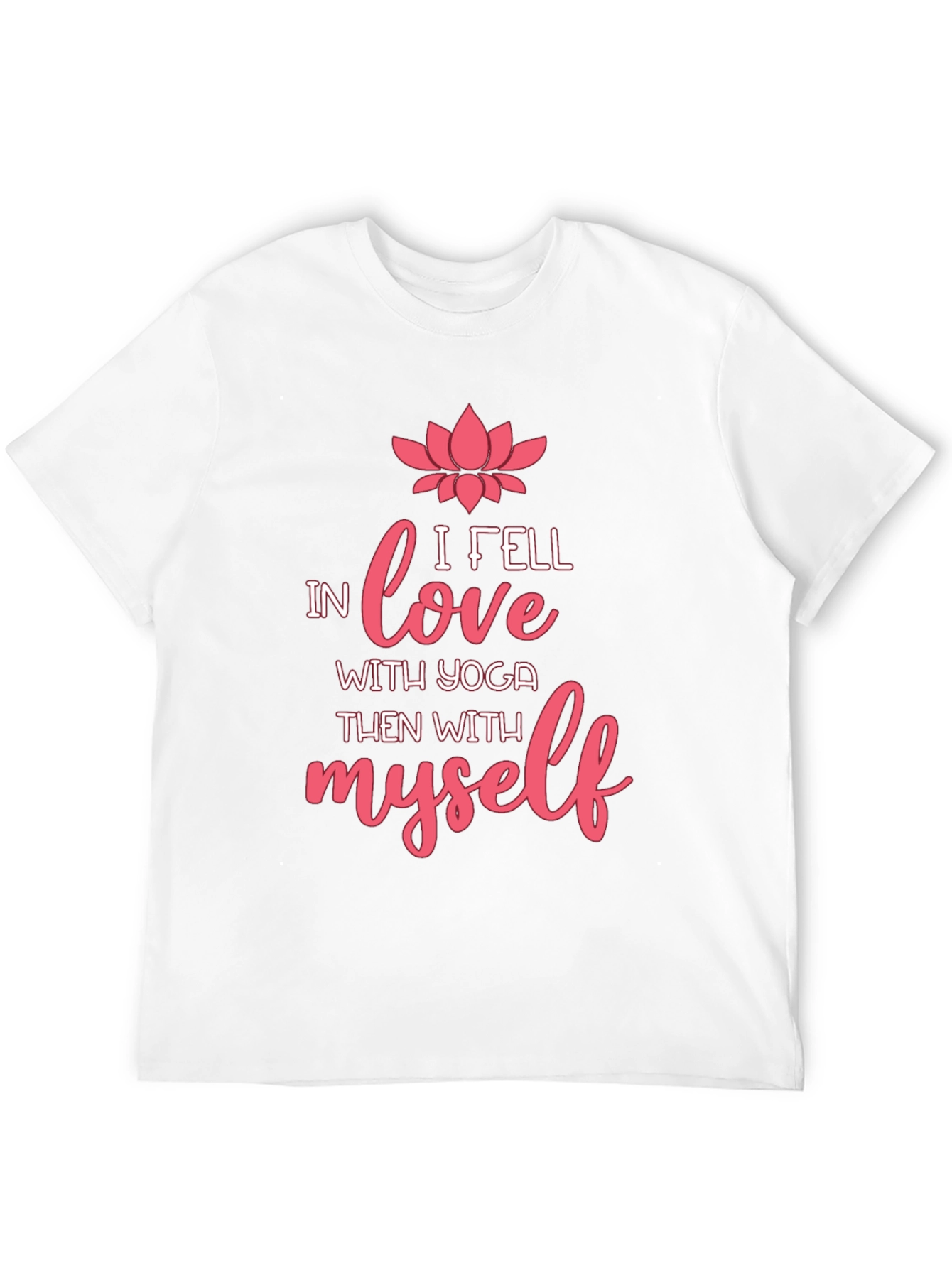 Yoga Love Graphic Tee - Black Cotton T-Shirt