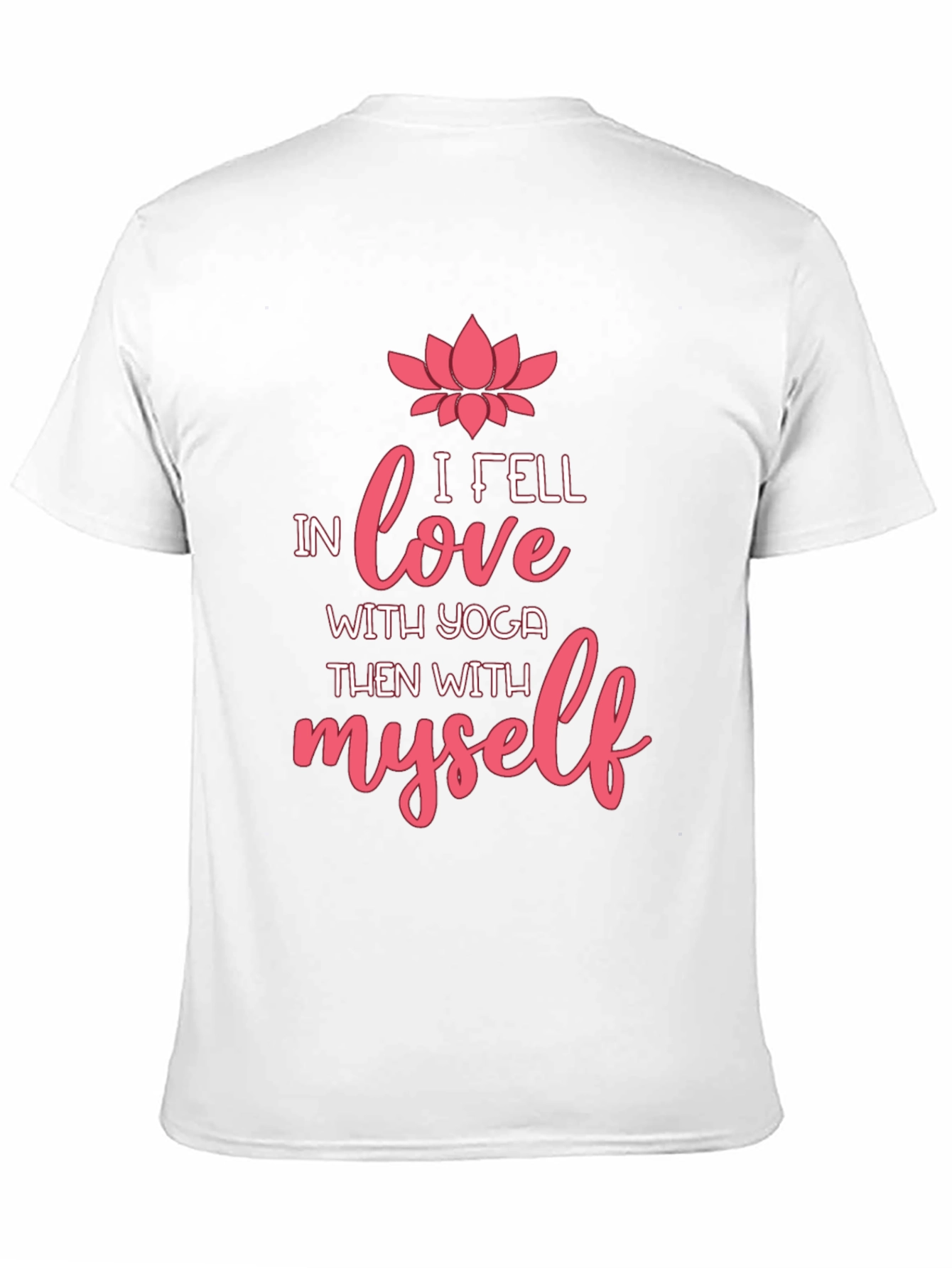 Yoga Love Graphic Tee - Black Cotton T-Shirt