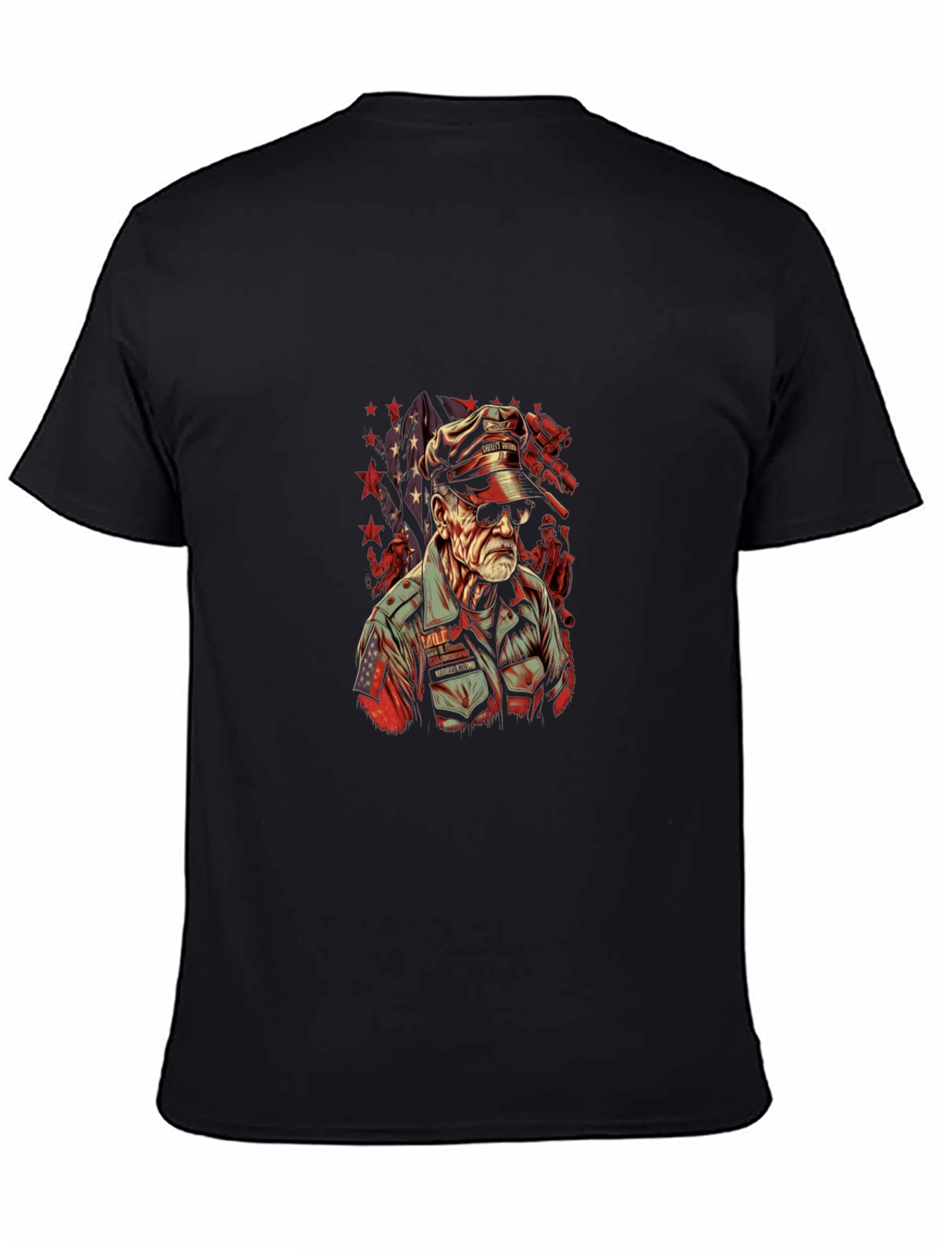 Patriotic Veteran Graphic T-Shirt