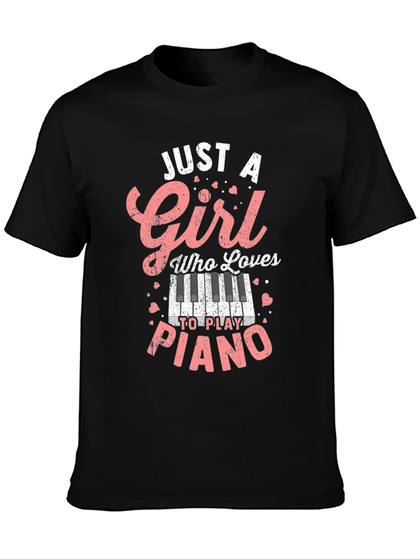Just A Girl Who Loves Piano T-Shirt