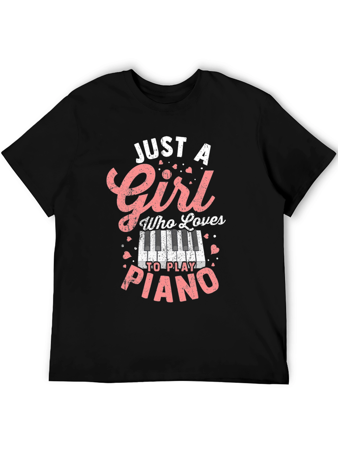 Just A Girl Who Loves Piano T-Shirt