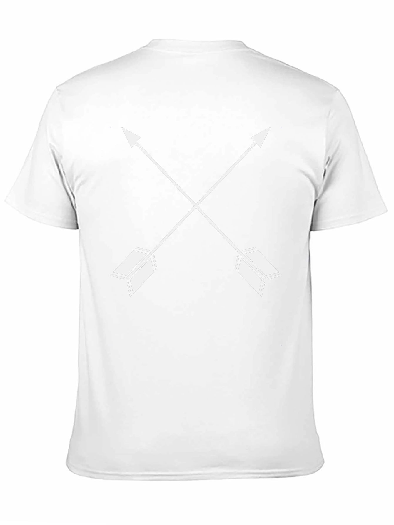 Crossed Arrows Graphic Tee - Black Casual Shirt
