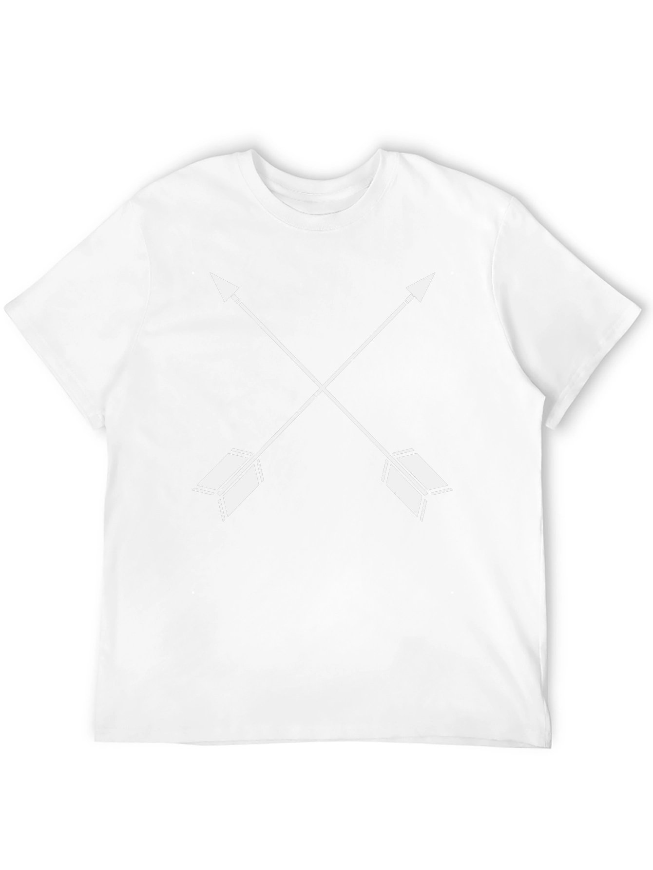 Crossed Arrows Graphic Tee - Black Casual Shirt