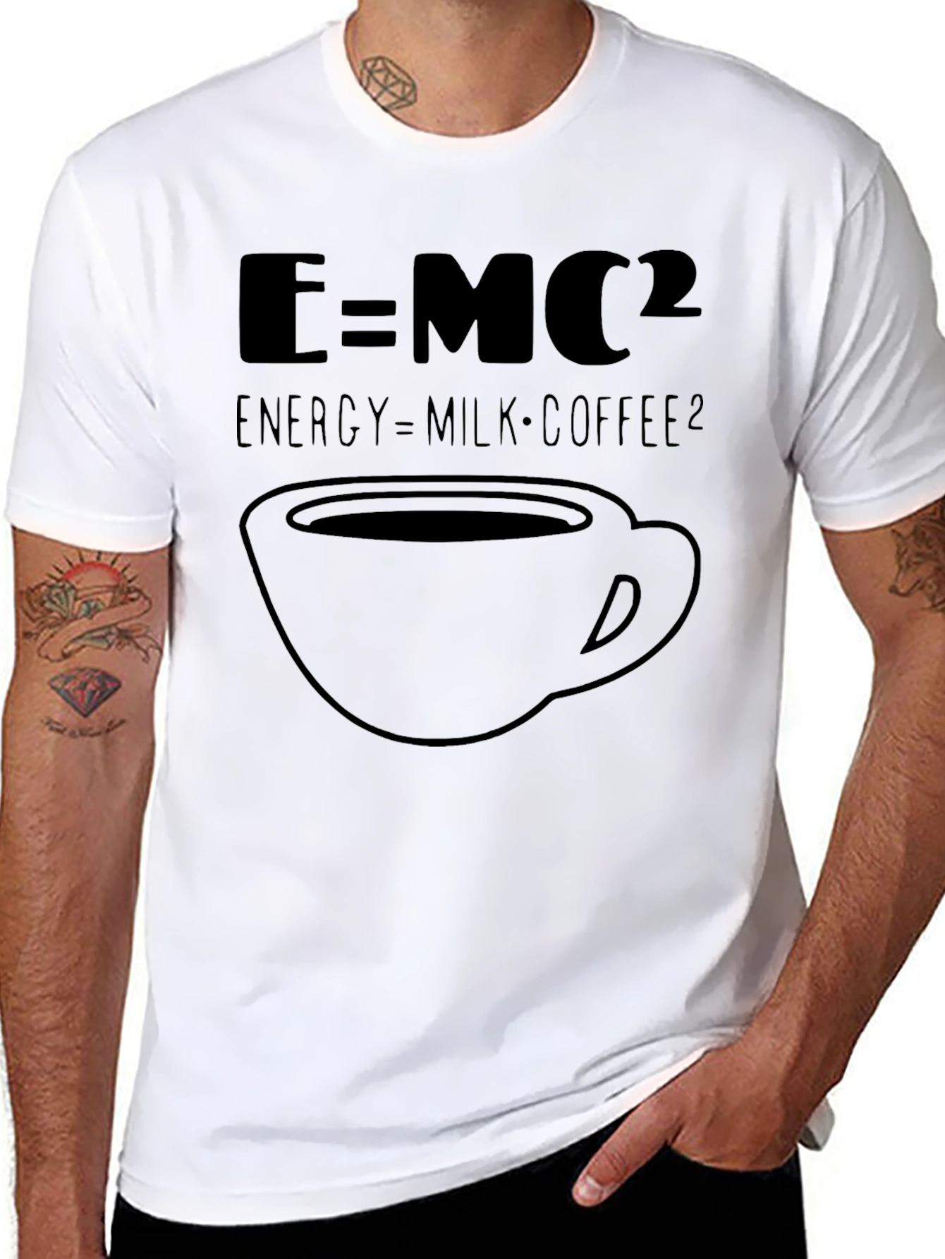 Energy Coffee Equation Graphic Tee