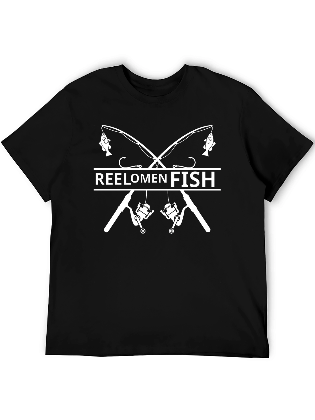 Reelomen Fish T-Shirt - Fishing Rod Graphic Tee