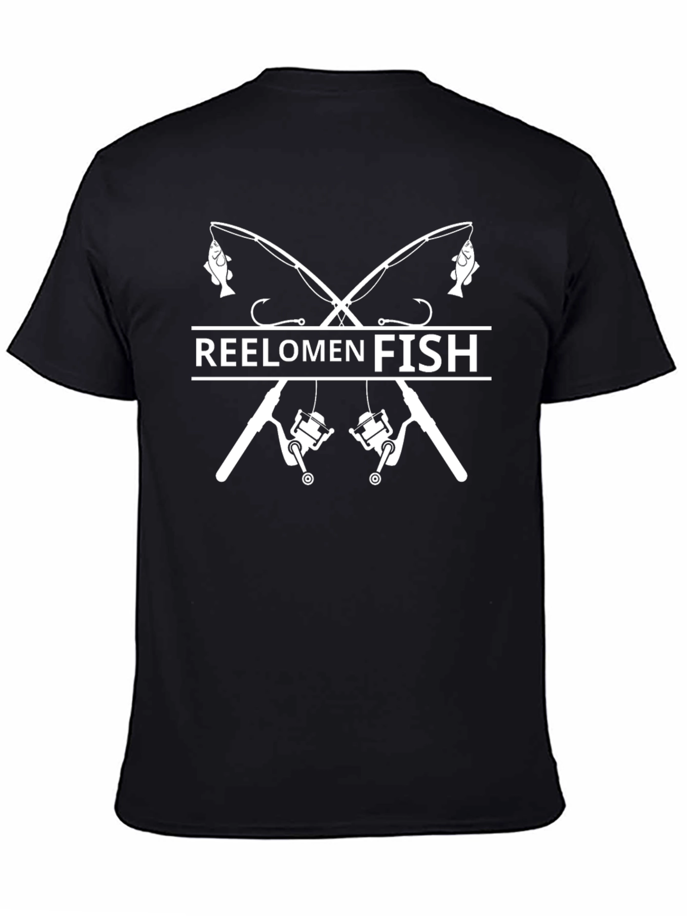 Reelomen Fish T-Shirt - Fishing Rod Graphic Tee