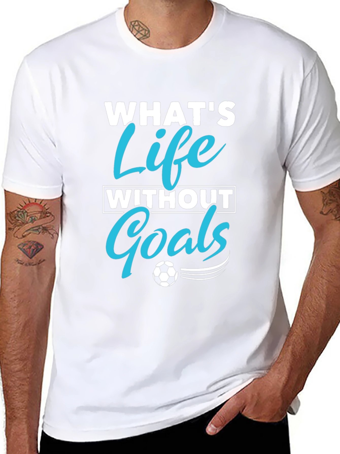 Whats Life Without Goals Graphic T-Shirt
