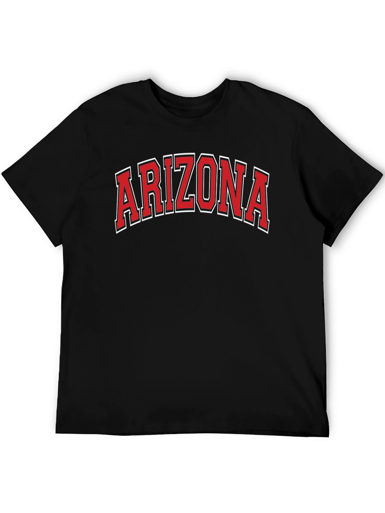 Arizona Graphic Tee - Black Cotton T-Shirt