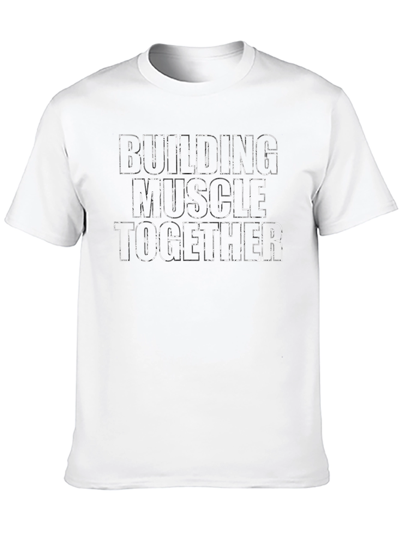 Building Muscle Together Black T-Shirt