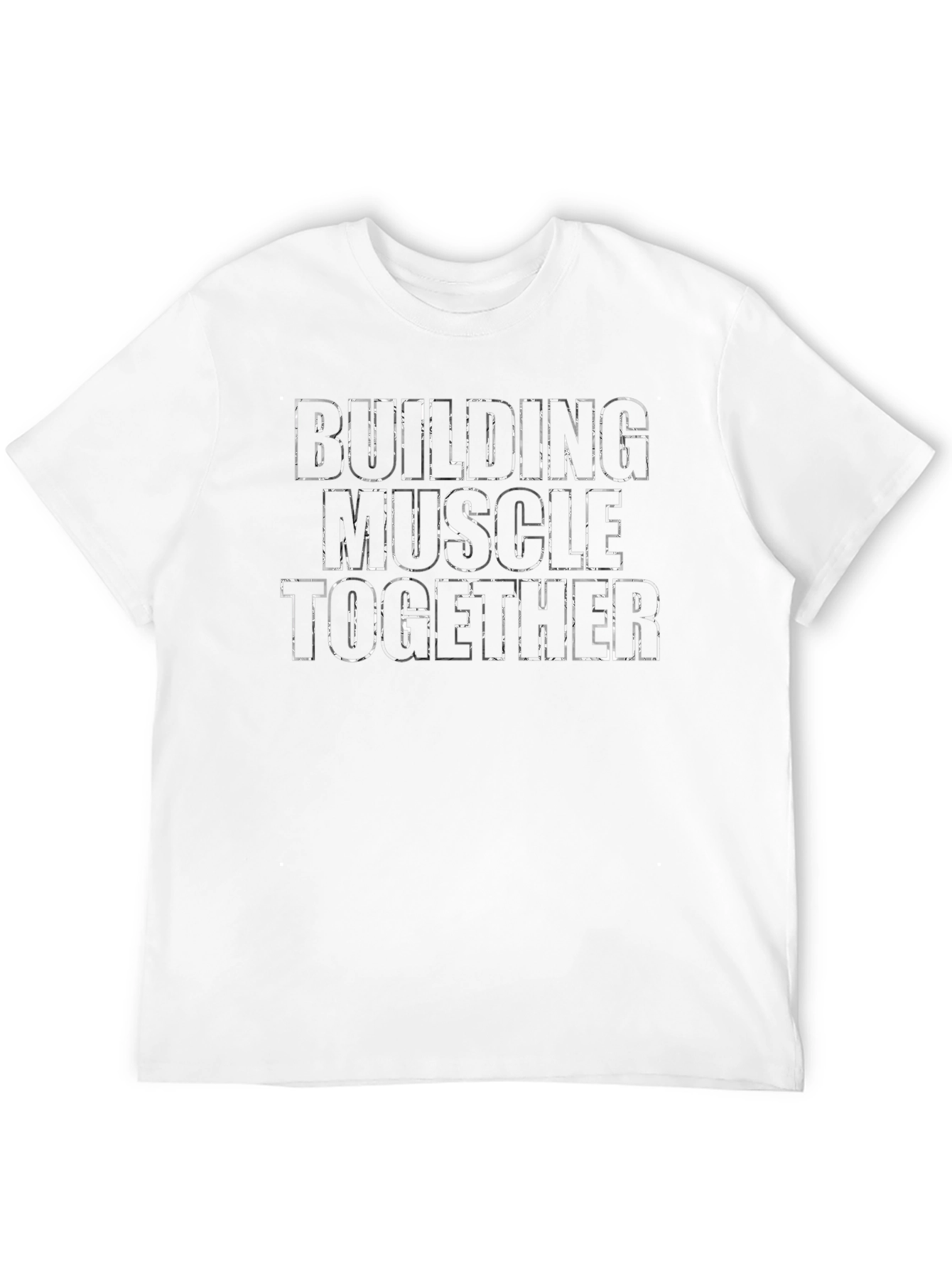 Building Muscle Together Black T-Shirt