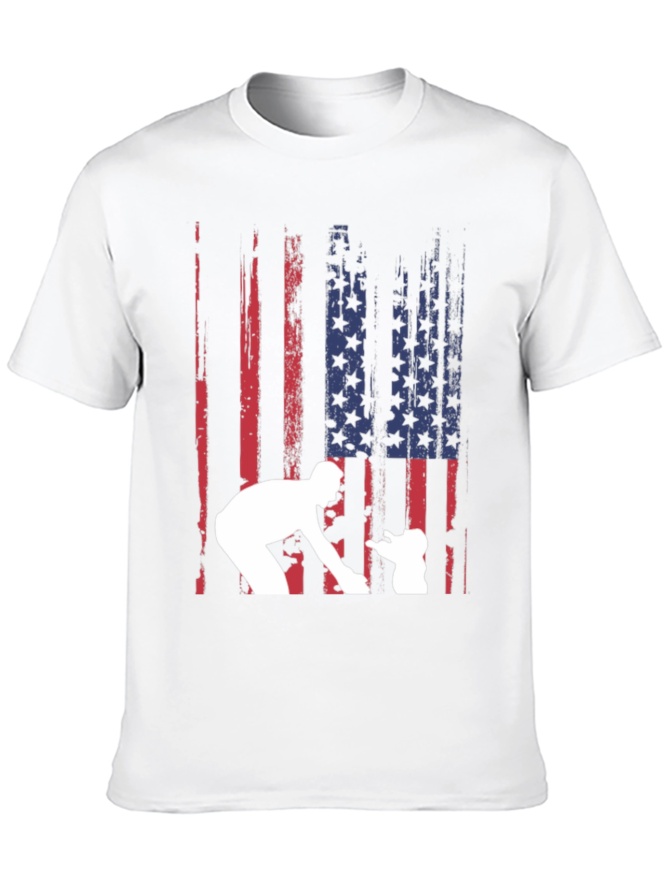 Patriotic Dad & Baby Graphic Tee