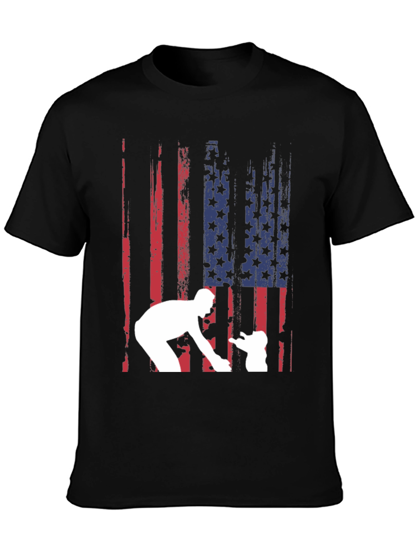 Patriotic Dad & Baby Graphic Tee