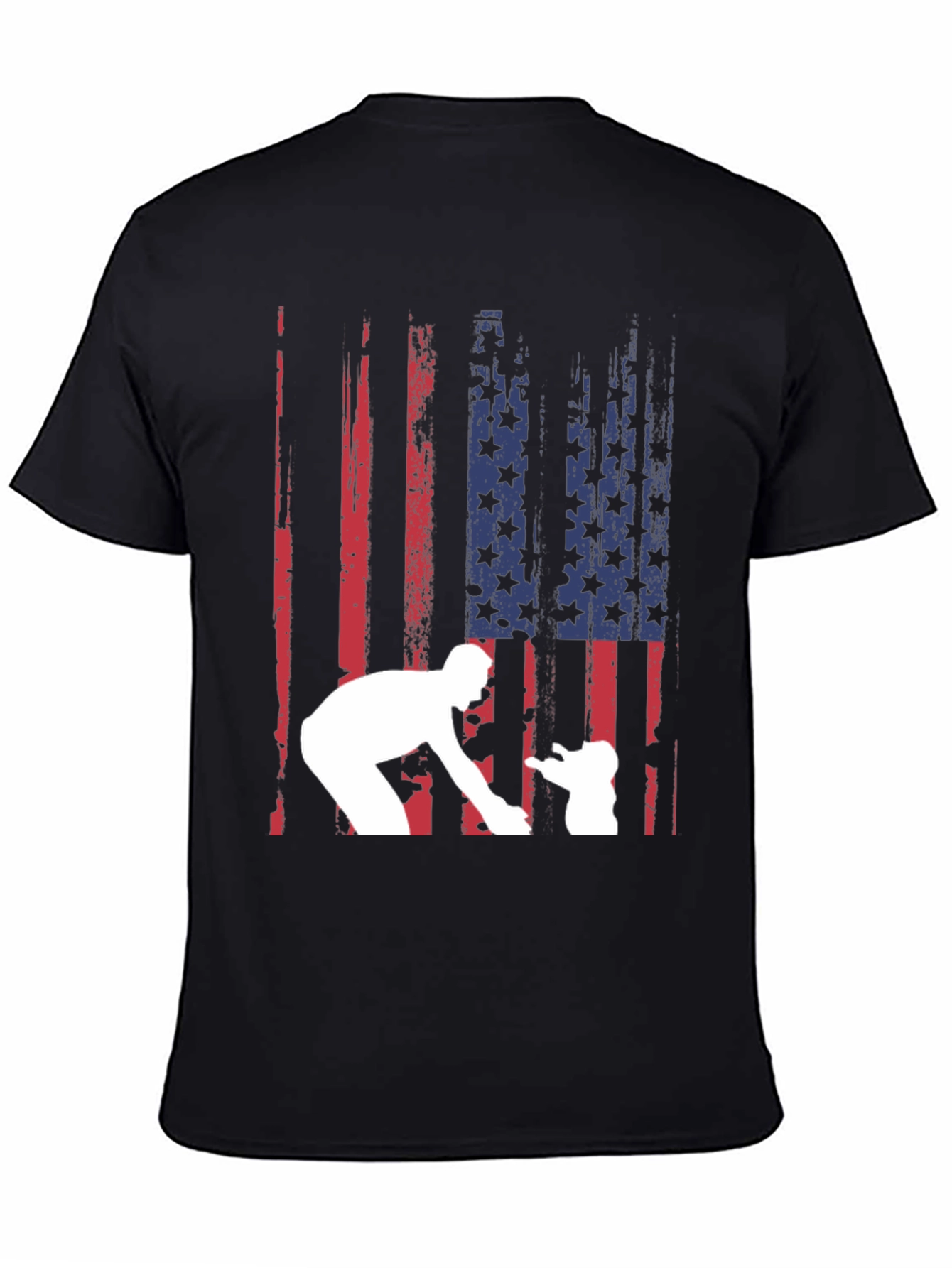Patriotic Dad & Baby Graphic Tee