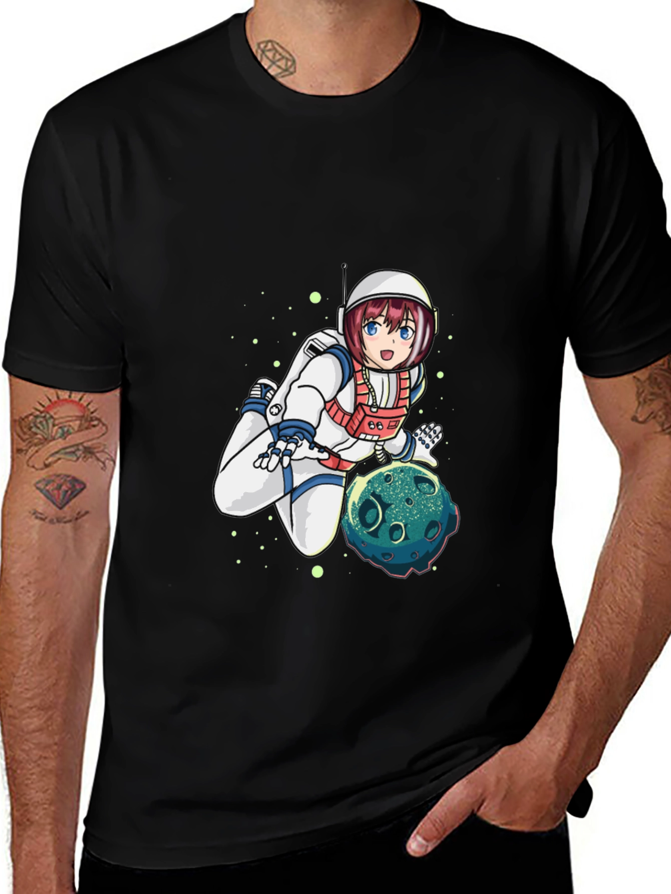 Anime Astronaut T-Shirt