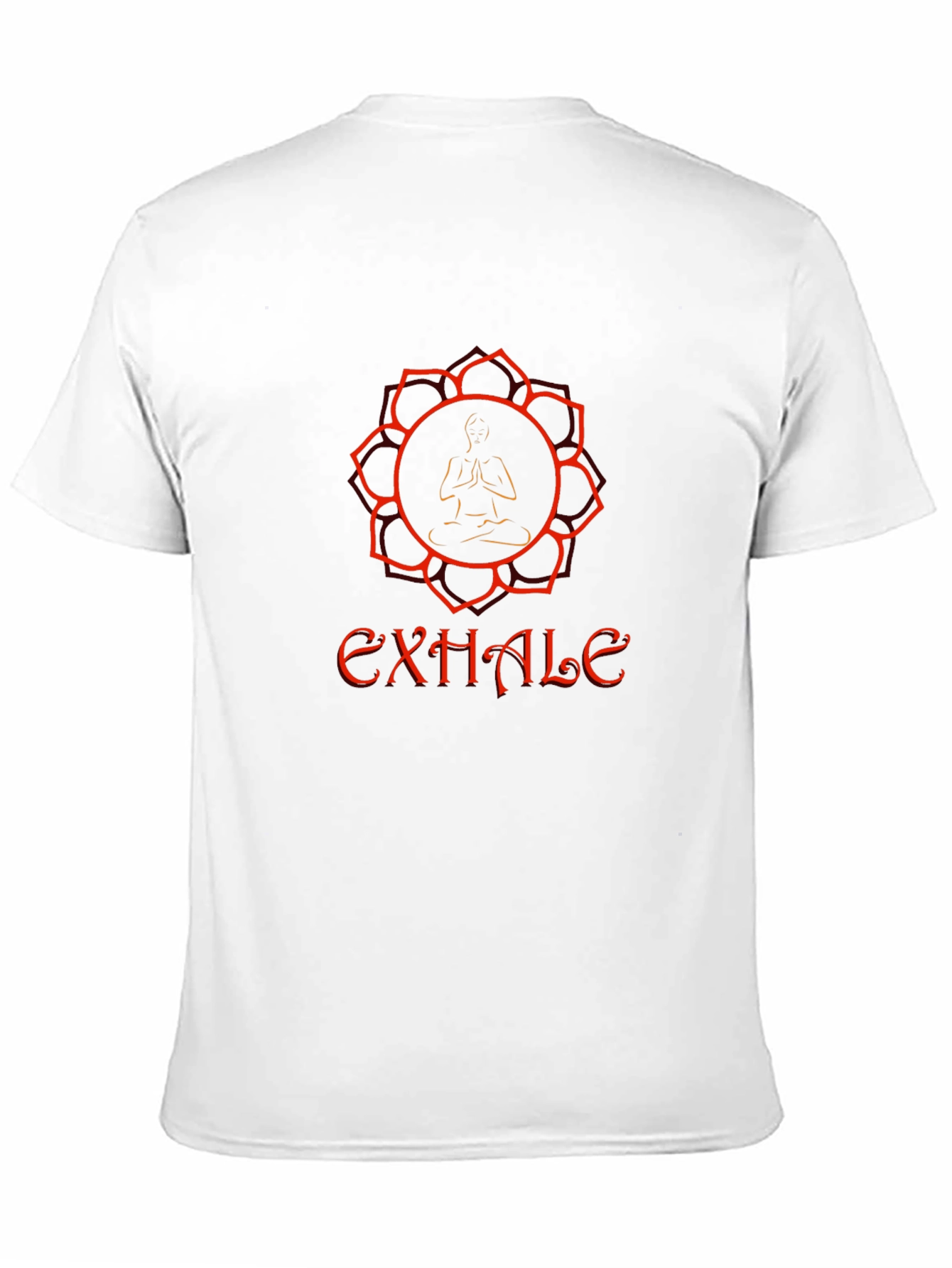 Exhale Yoga Graphic Black T-Shirt