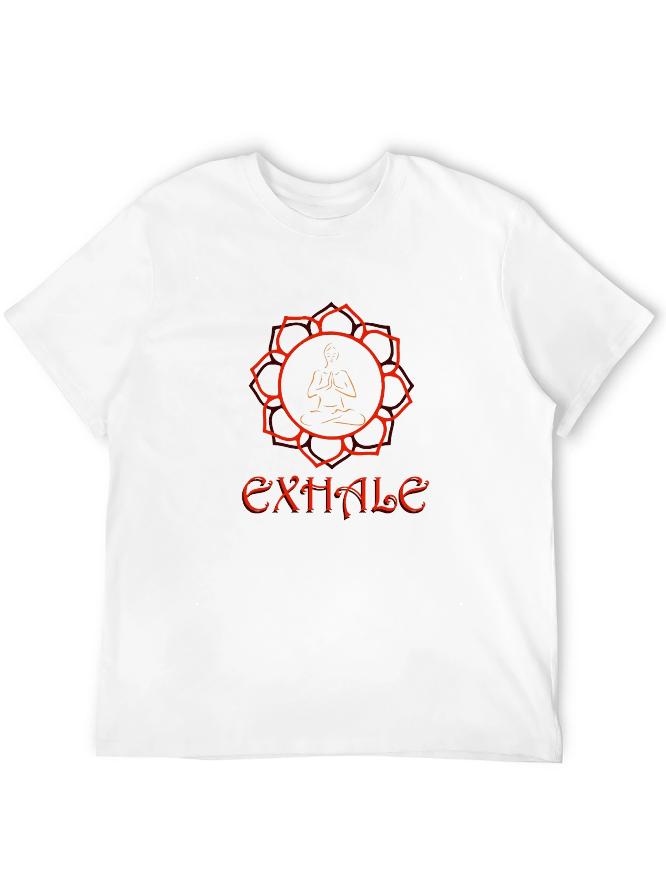 Exhale Yoga Graphic Black T-Shirt