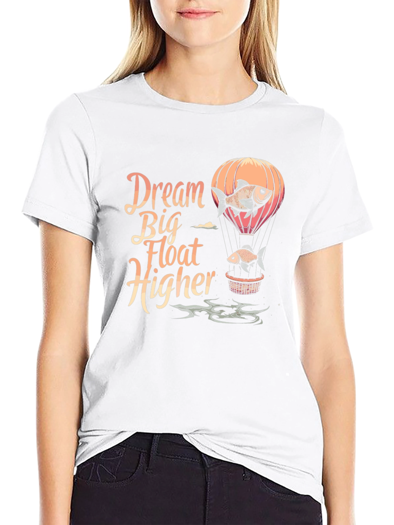 Dream Big Fish Balloon Graphic Tee