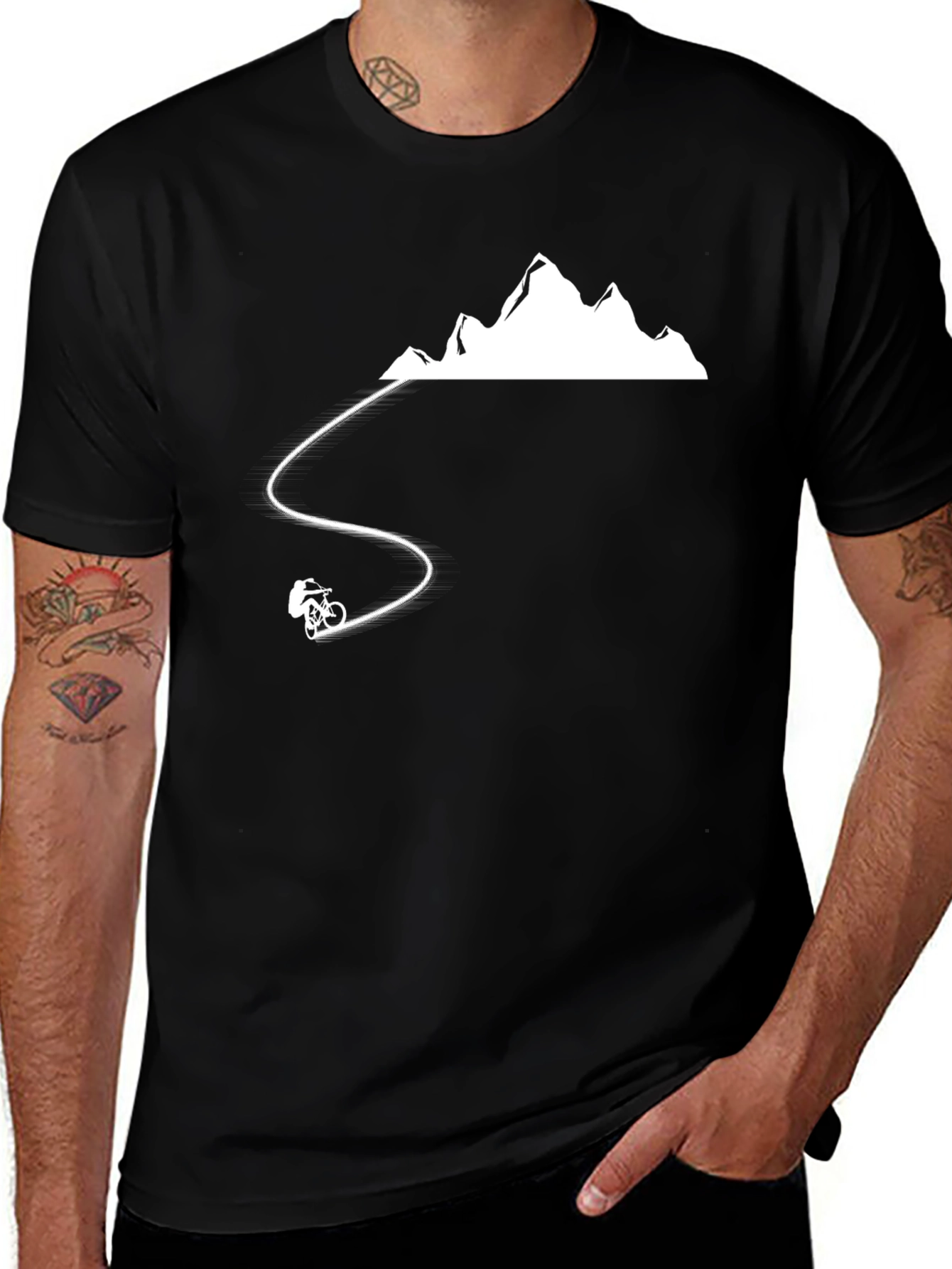 Mountain Biker T-Shirt - Adventure Apparel