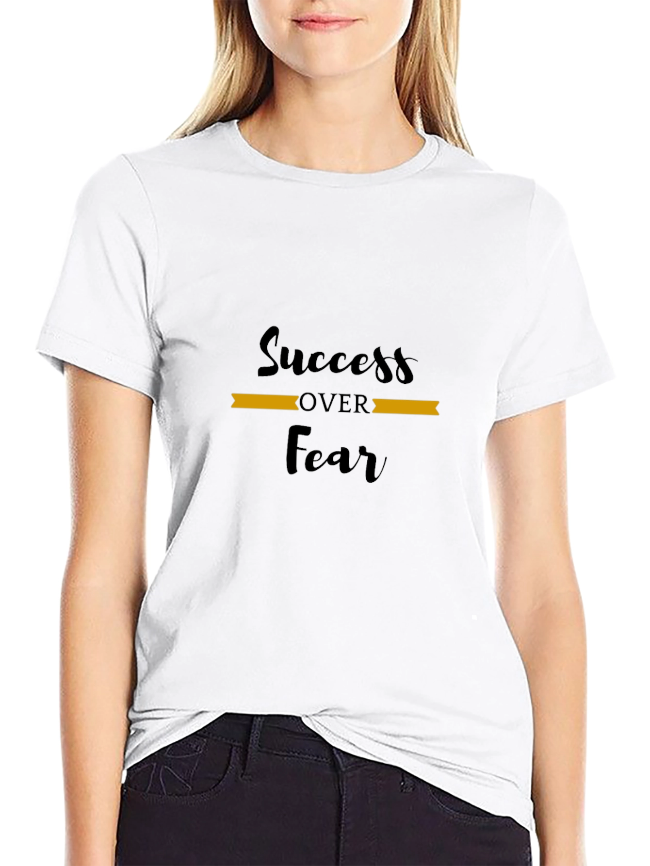 Success Over Fear Black T-Shirt