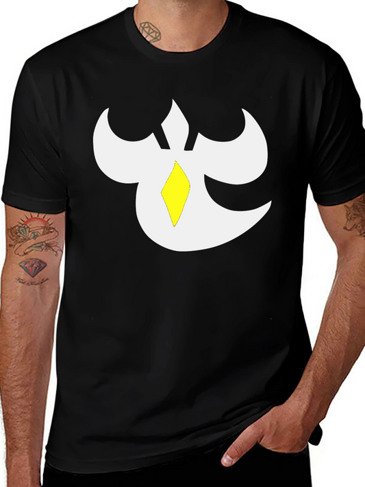 Abstract Graphic Black T-Shirt