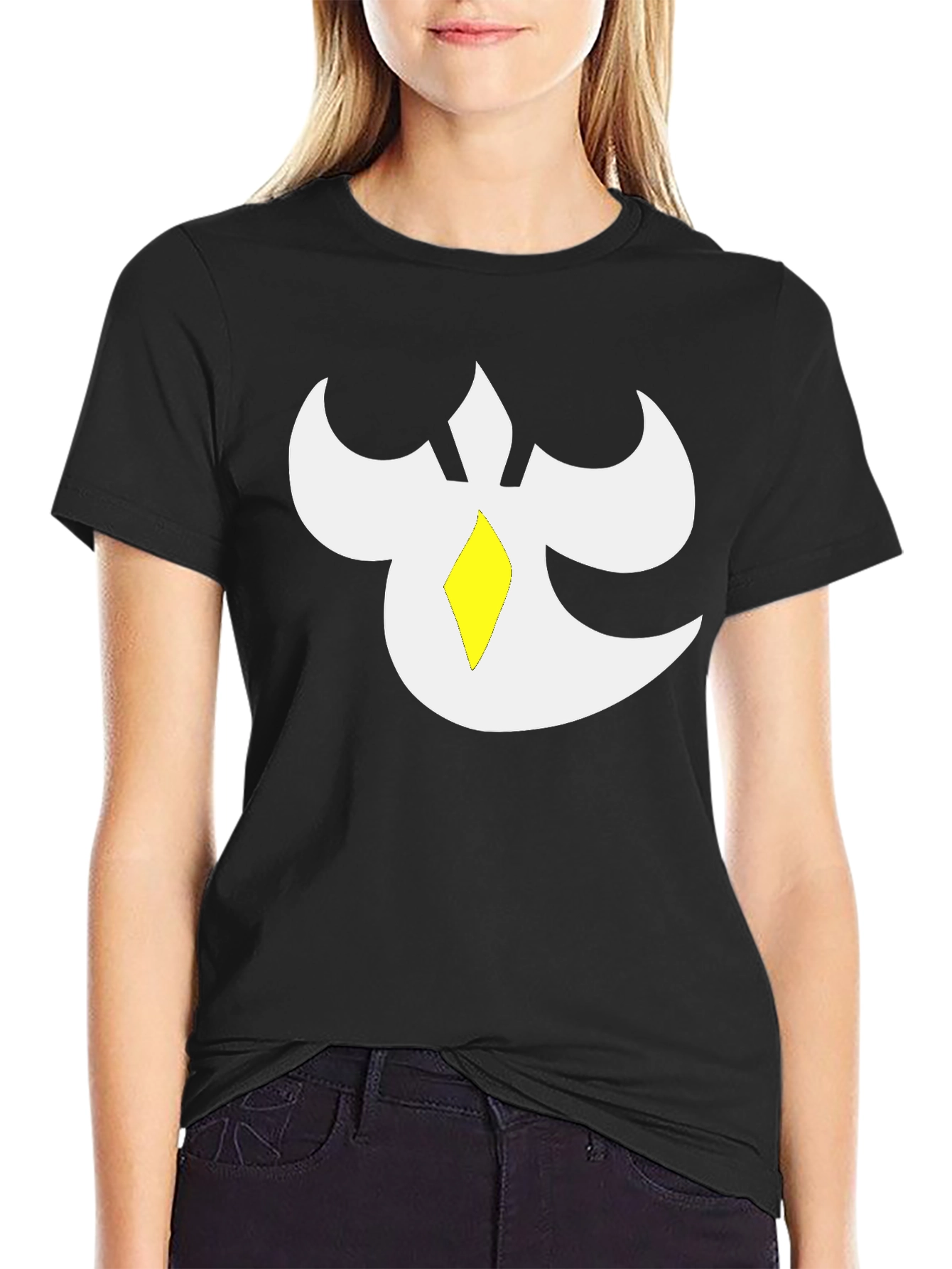 Abstract Graphic Black T-Shirt