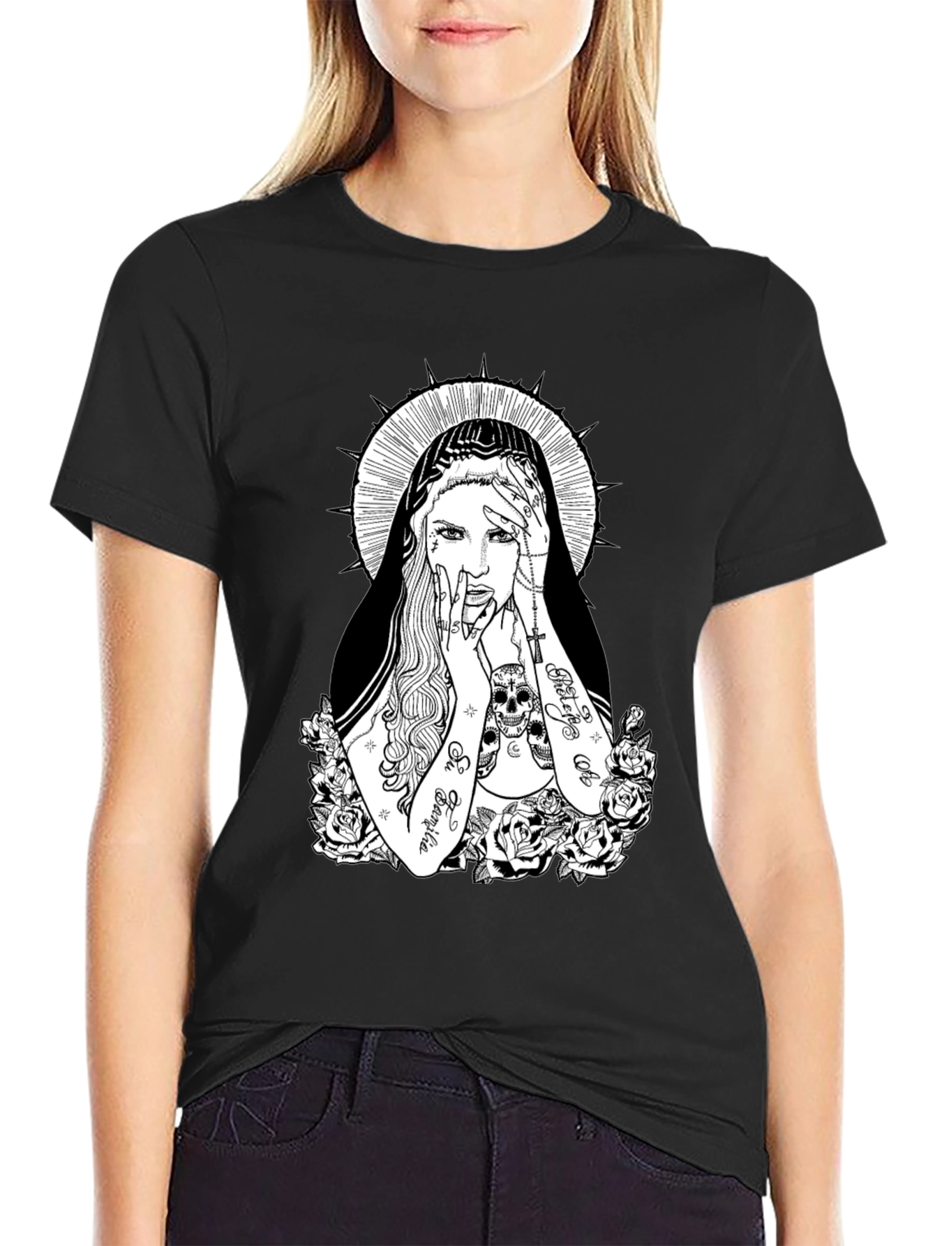 Edgy Tattoo Art Graphic Tee