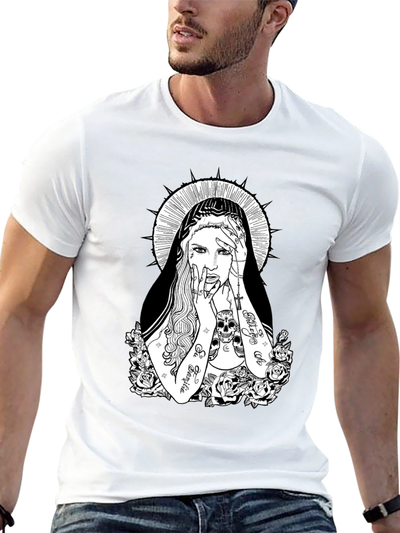 Edgy Tattoo Art Graphic Tee
