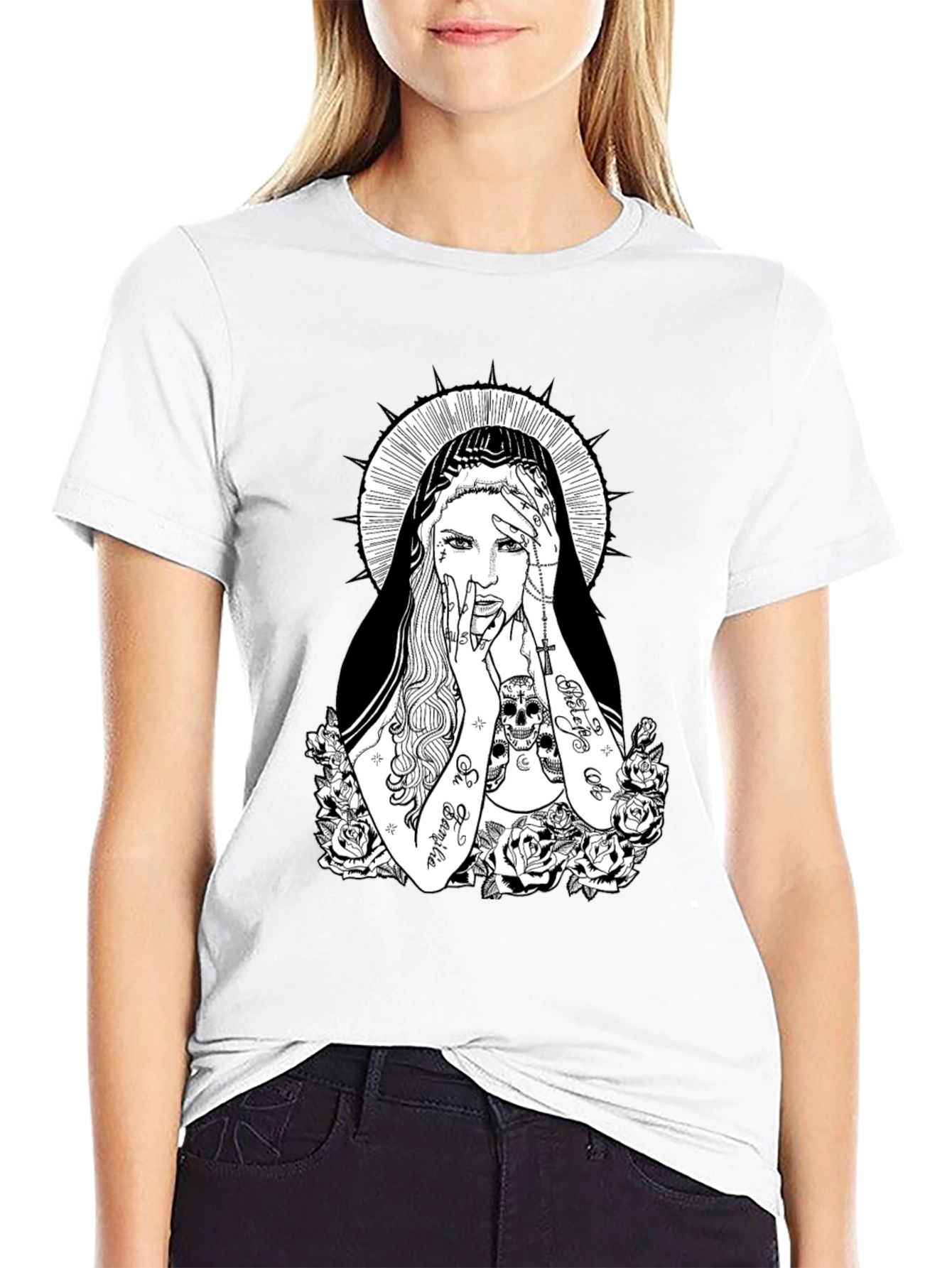 Edgy Tattoo Art Graphic Tee