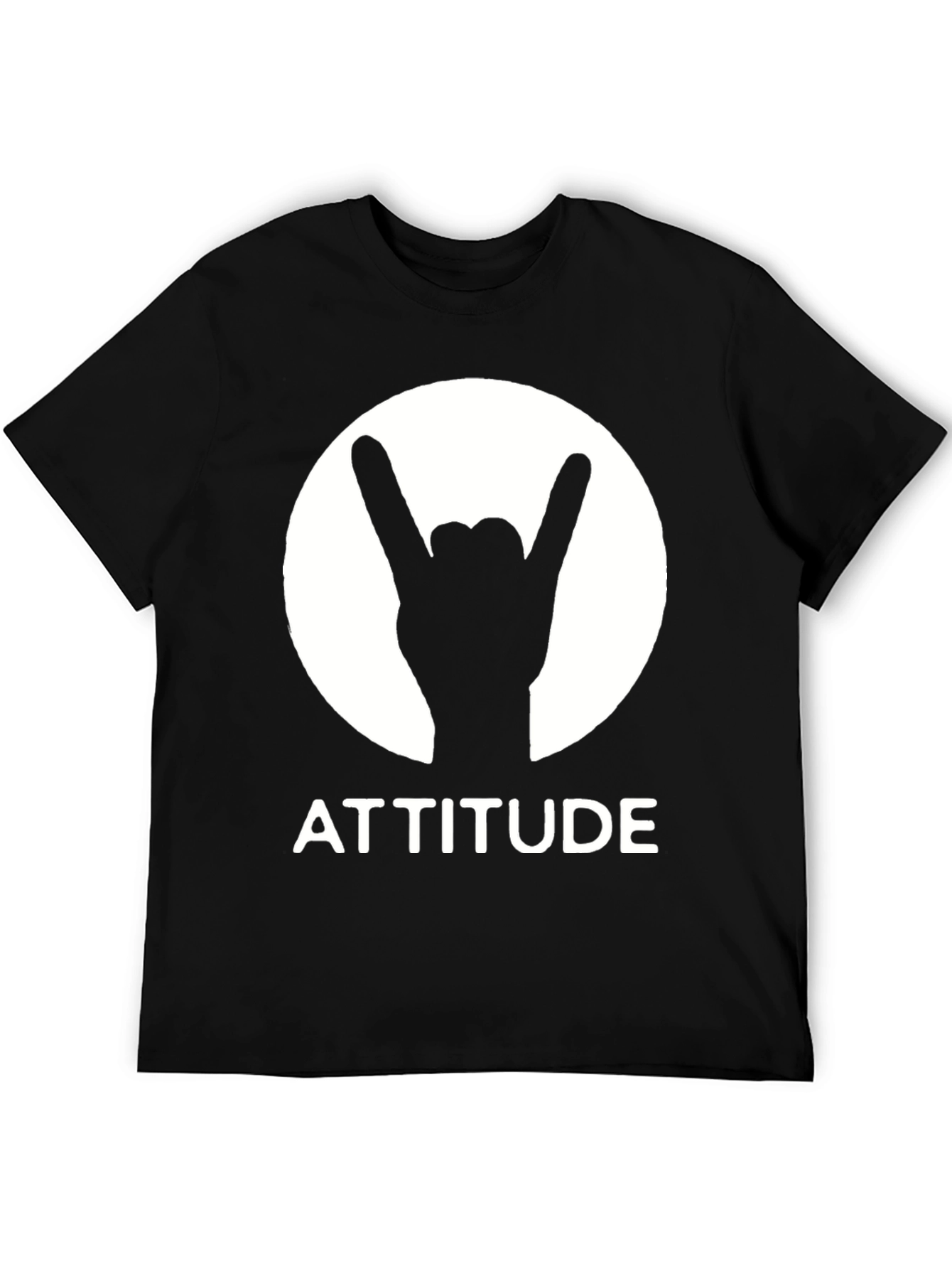 Attitude Rock On T-Shirt - Cool Graphic Tee